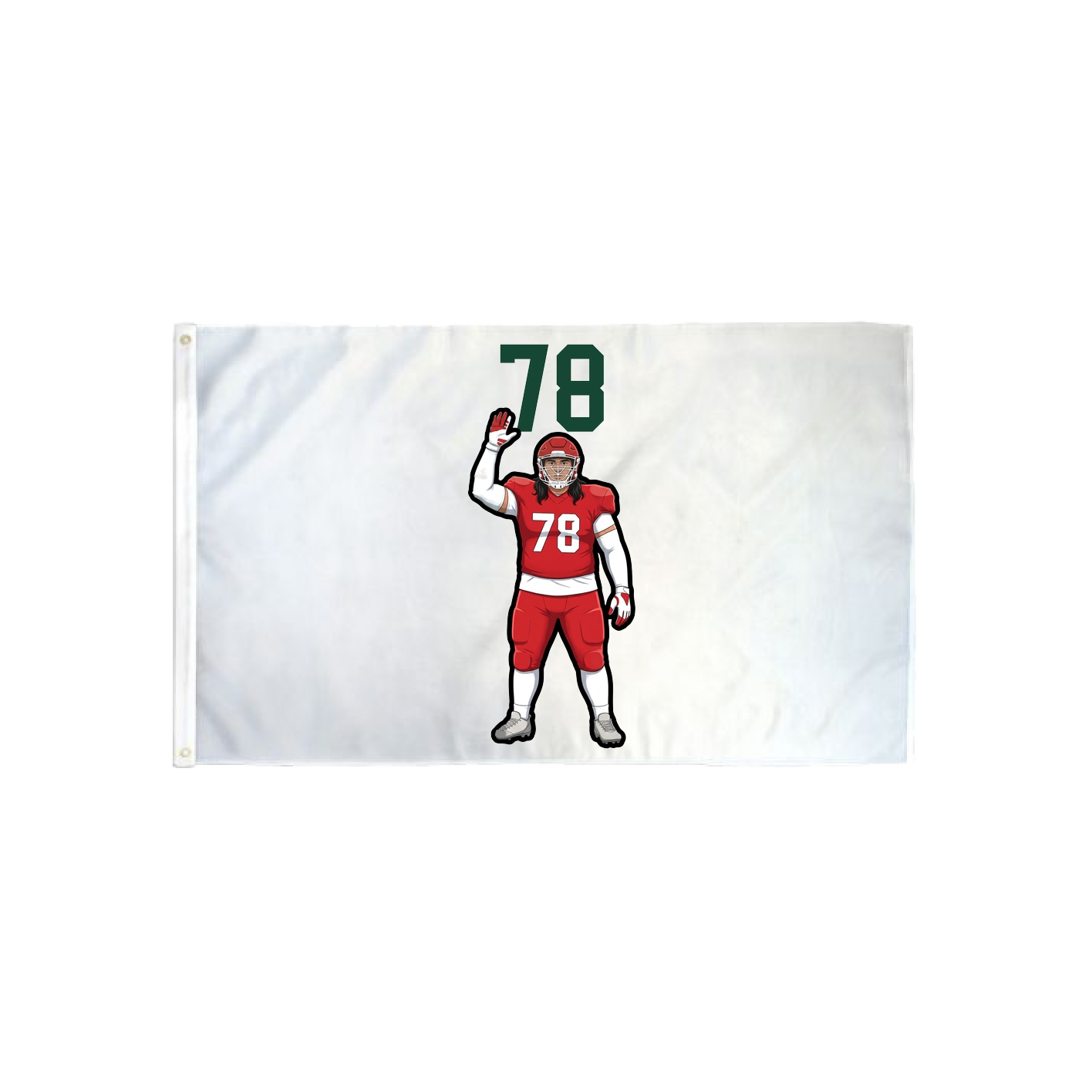 3x5 Flag — Number Top in Classic
