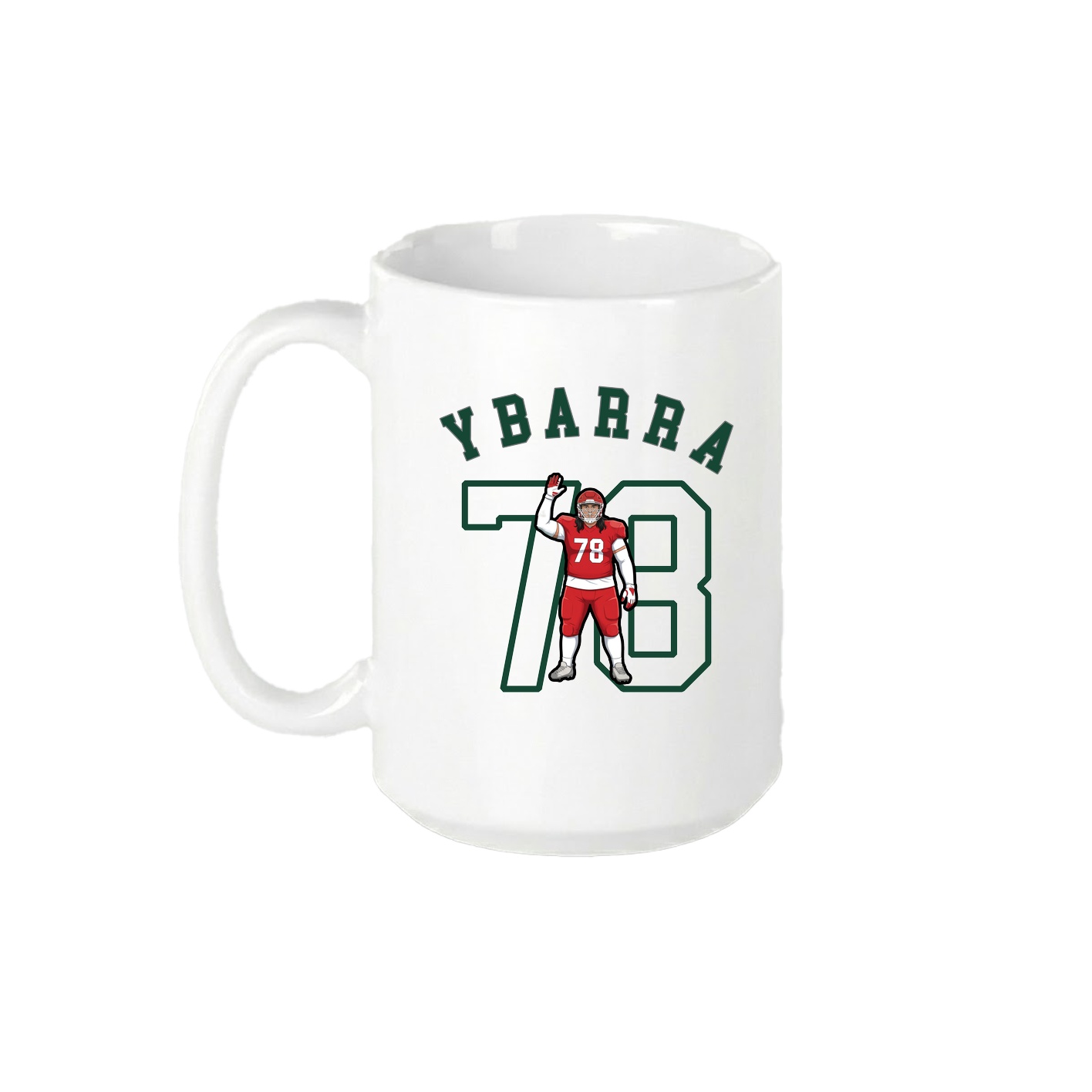 15oz Coffee Mug — Shirsey Arch in White