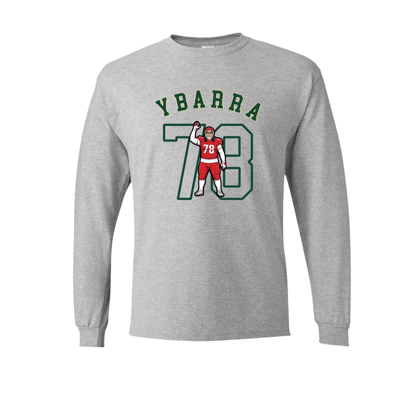 Long Sleeve Tee — Shirsey Arch in Grey