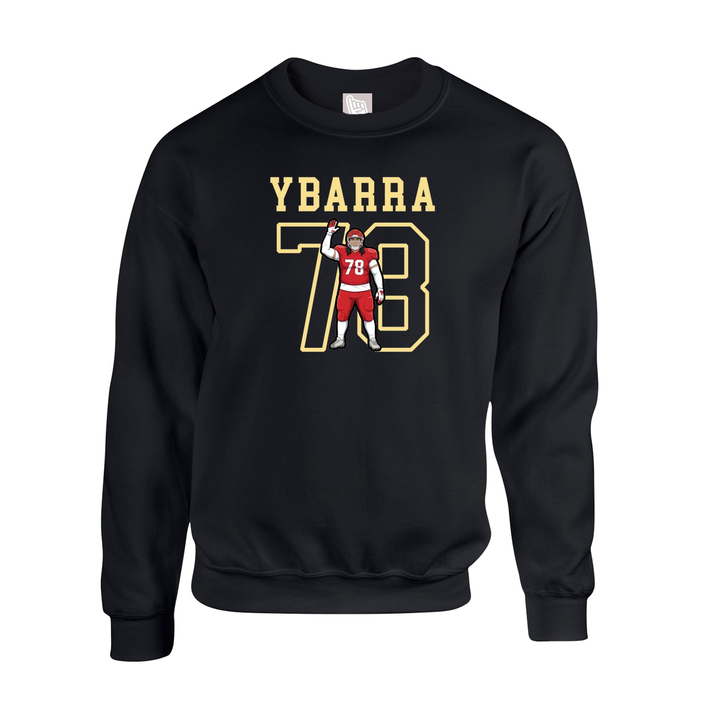 Fleece Crew — Shirsey in Black