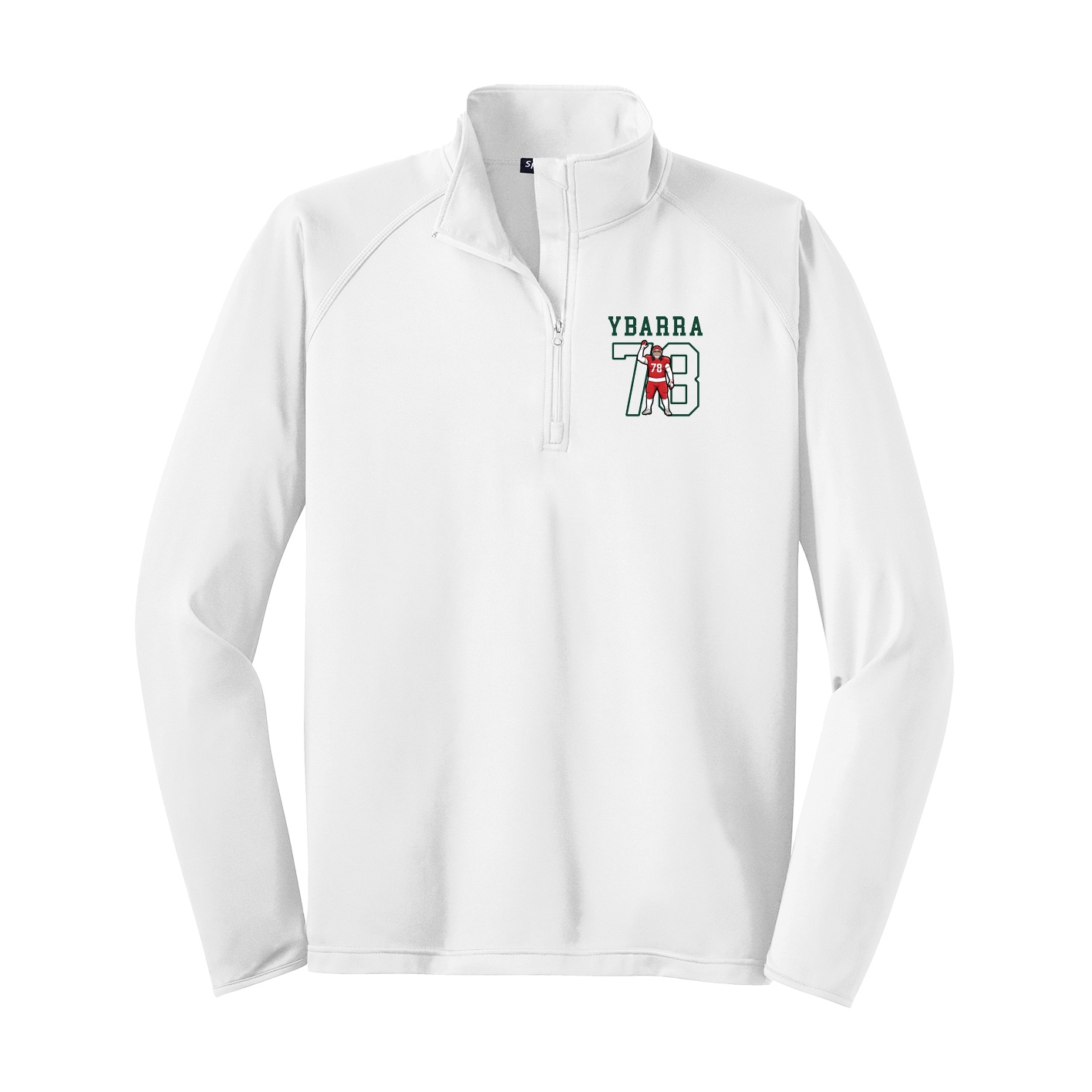 Q-Zip Pullover — Shirsey in White