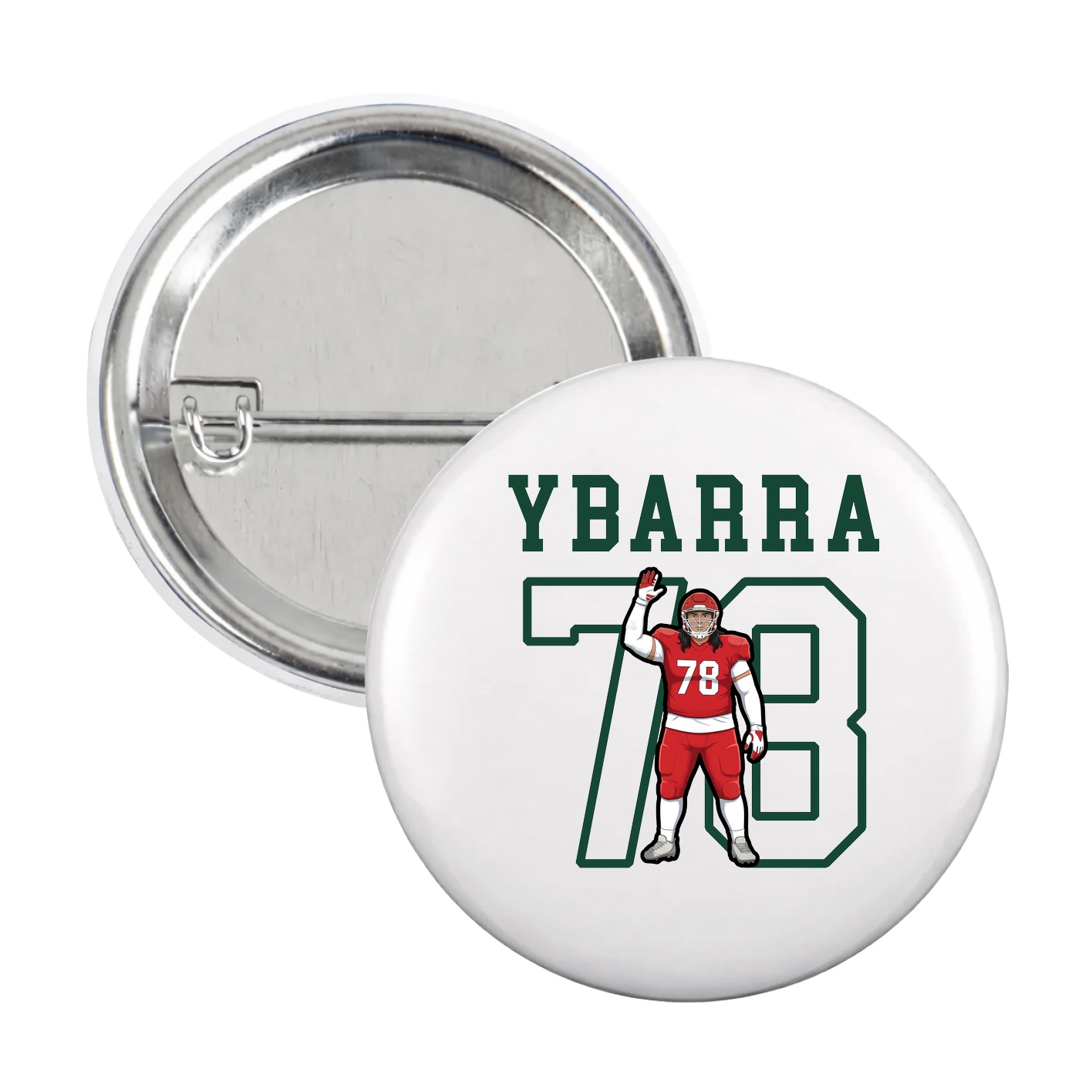 Game Day Button — Shirsey in White