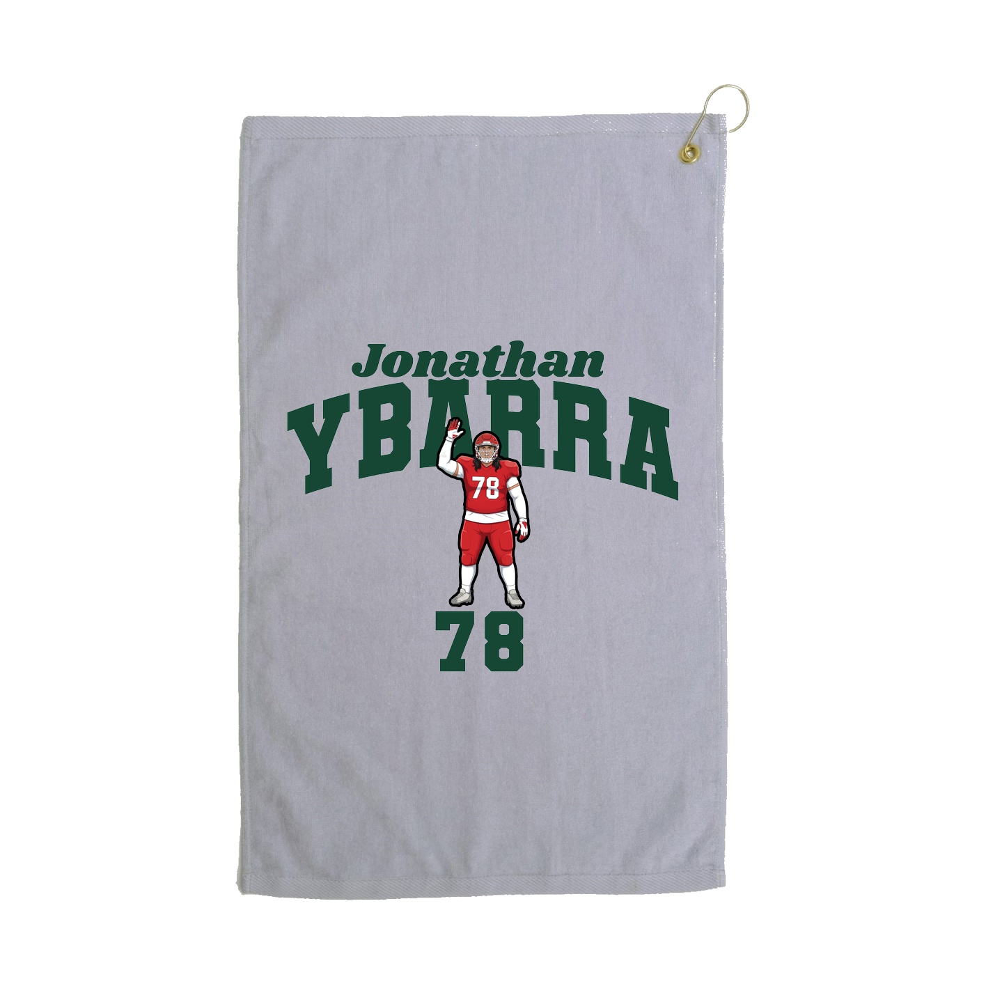 Golf Towel — Signature Arch in Grey