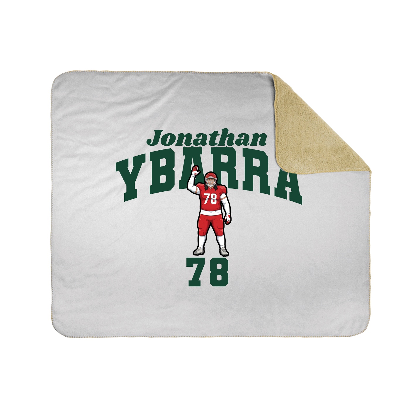 Throw Blanket — Signature Arch in White