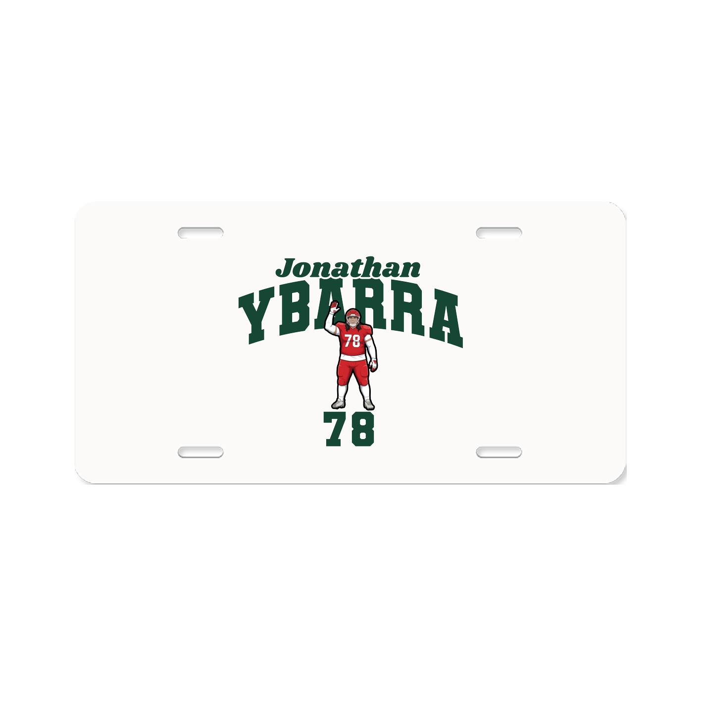 License Plate — Signature Arch in Classic