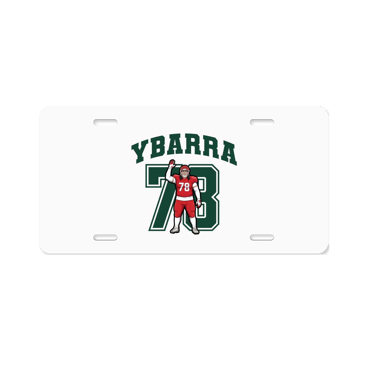 License Plate — Number in Classic