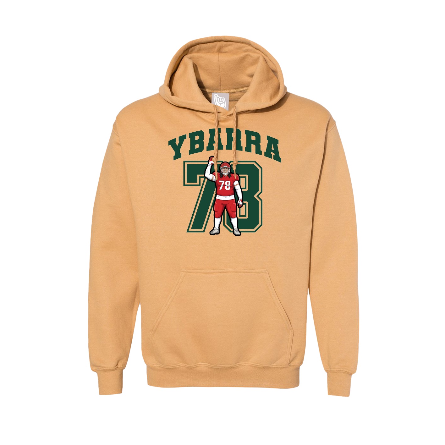 Hoodie — Number in Vegas Gold