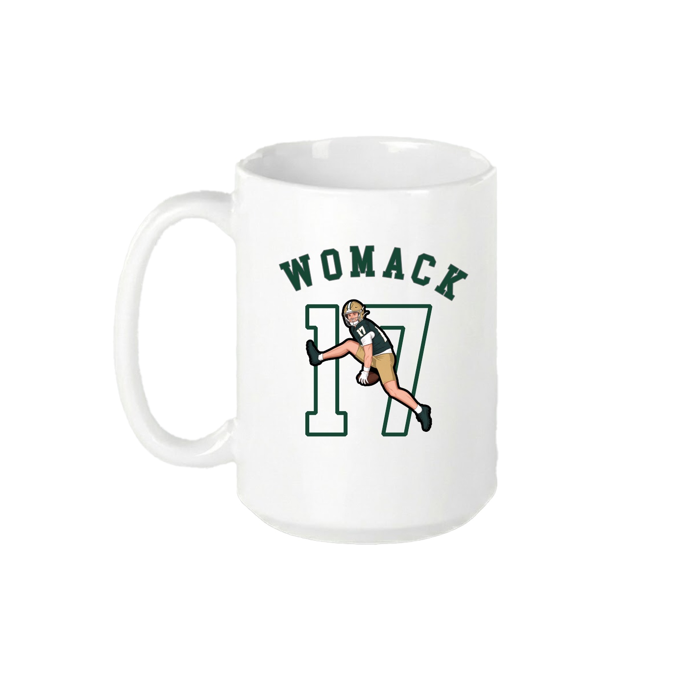 15oz Coffee Mug — Shirsey Arch in White