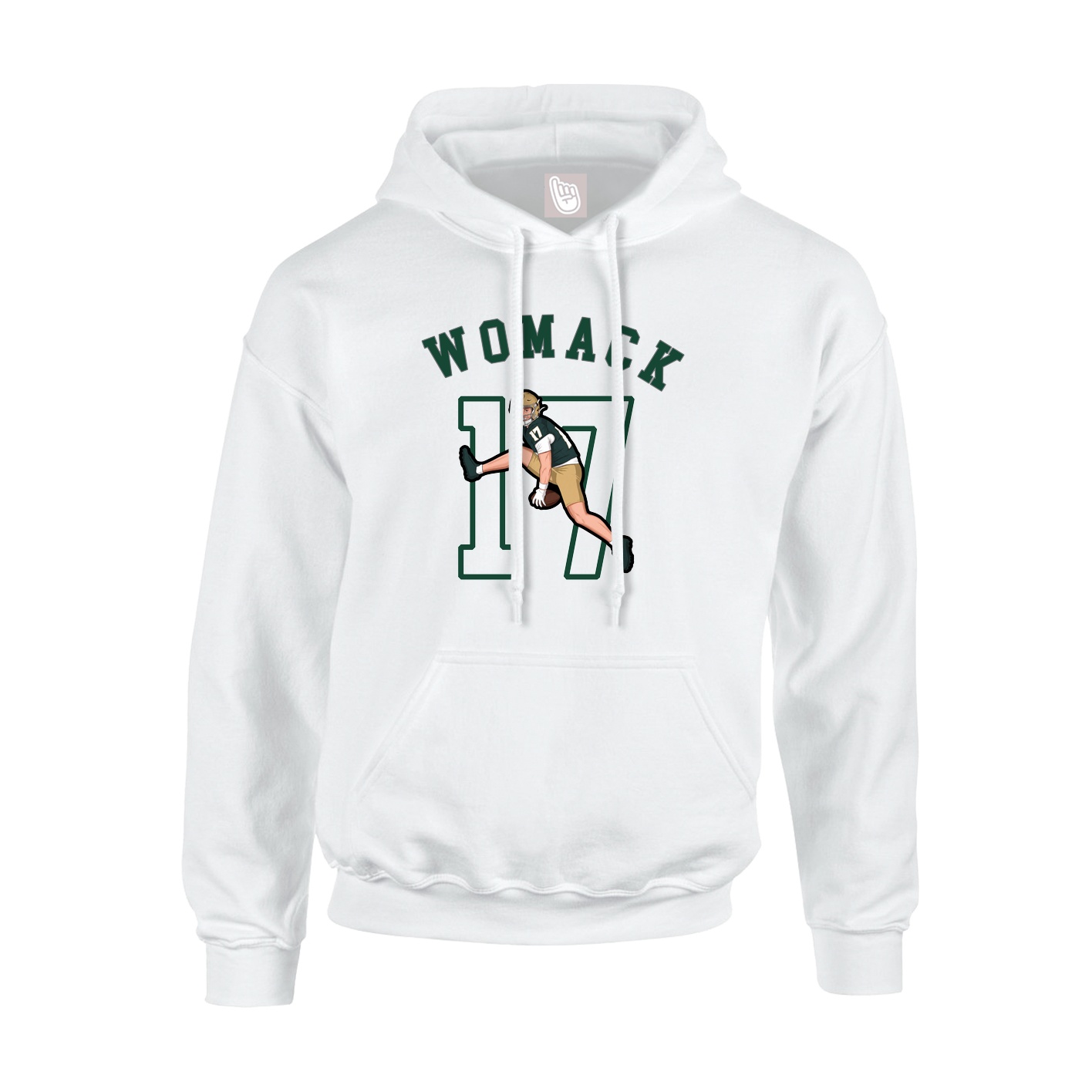 Hoodie — Shirsey Arch in White