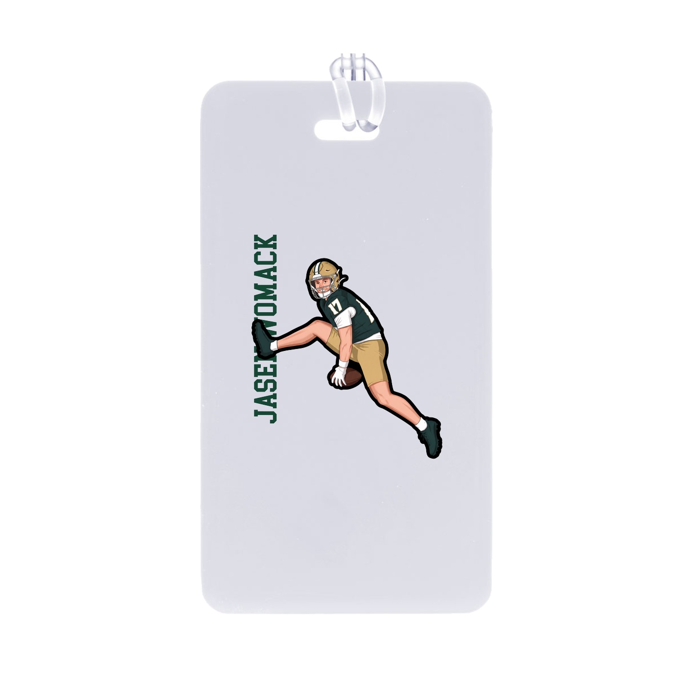 Bag Tag — Name Vertical in Classic