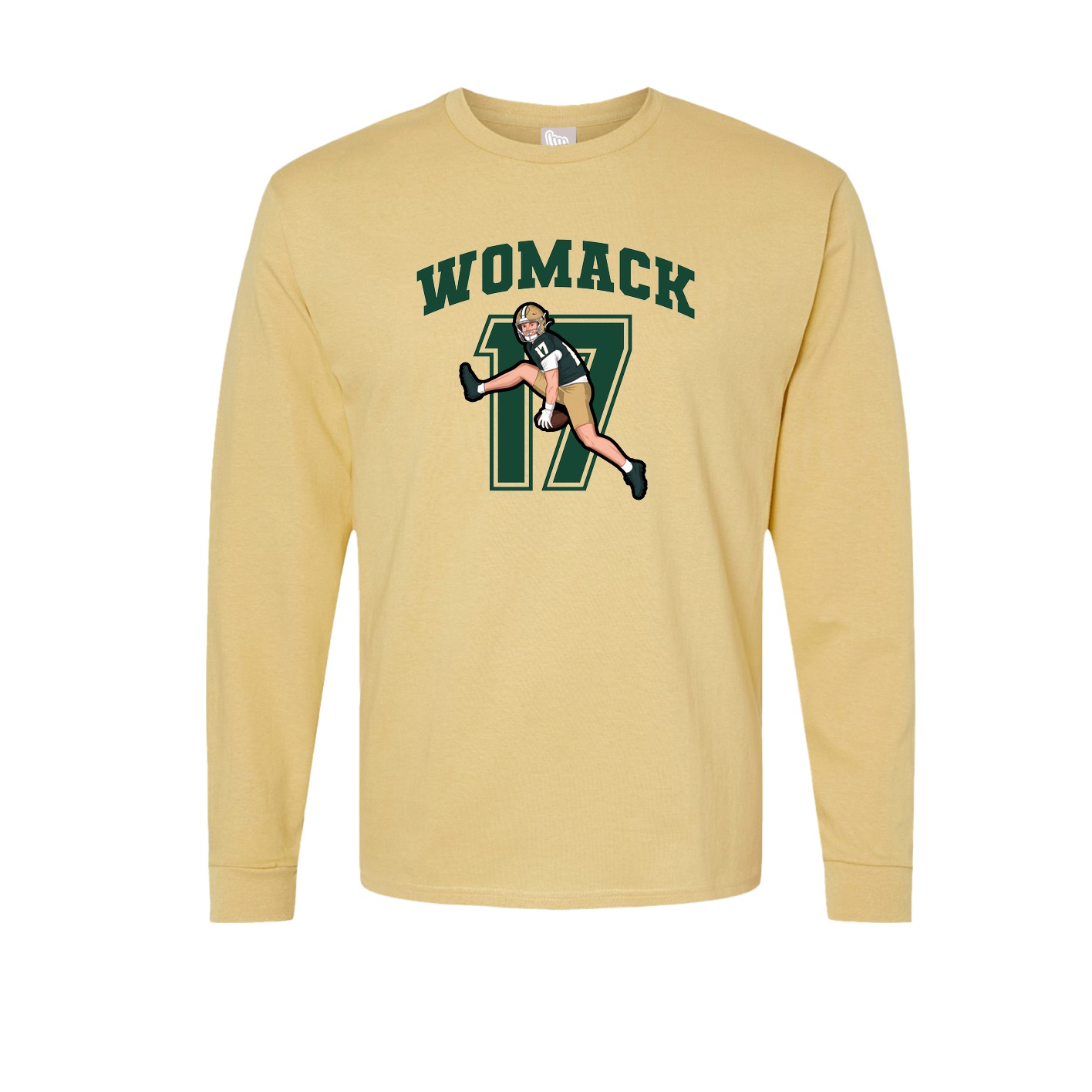 Long Sleeve Tee — Number in Vegas Gold
