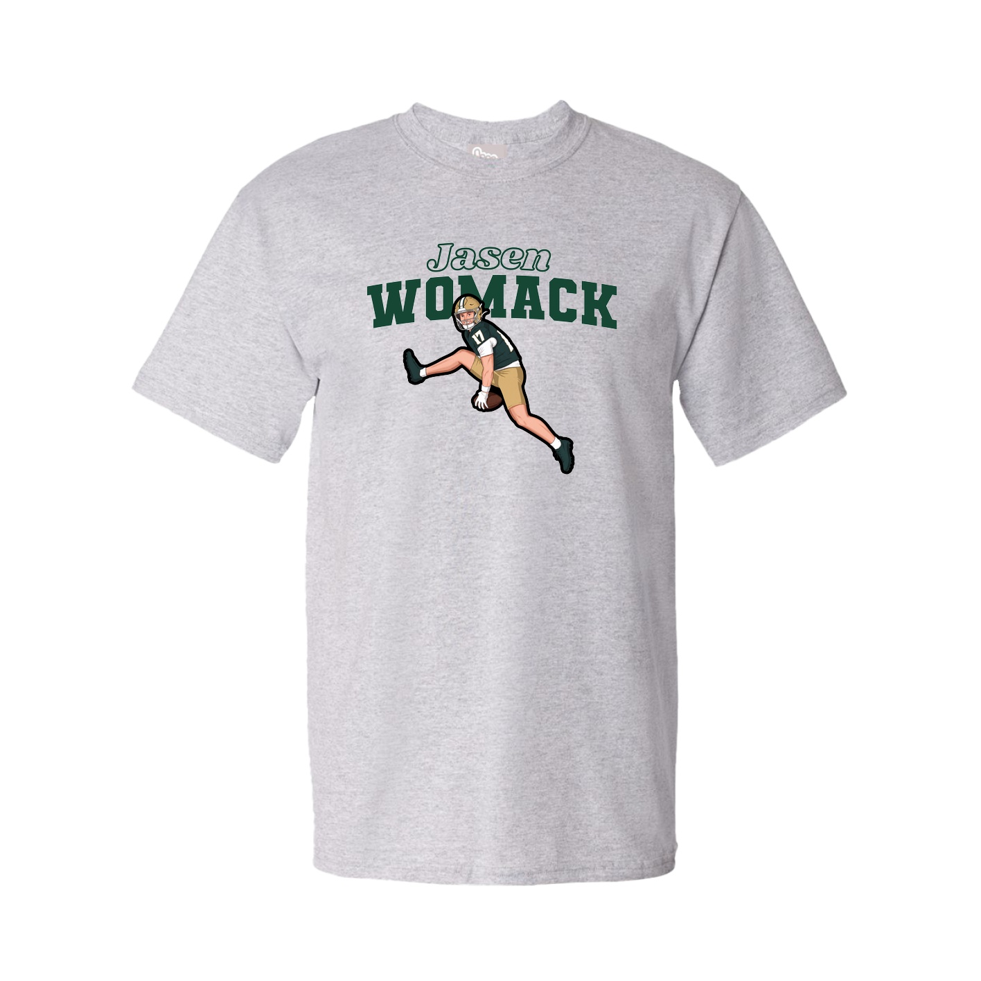 Tee — Name Arch in Grey