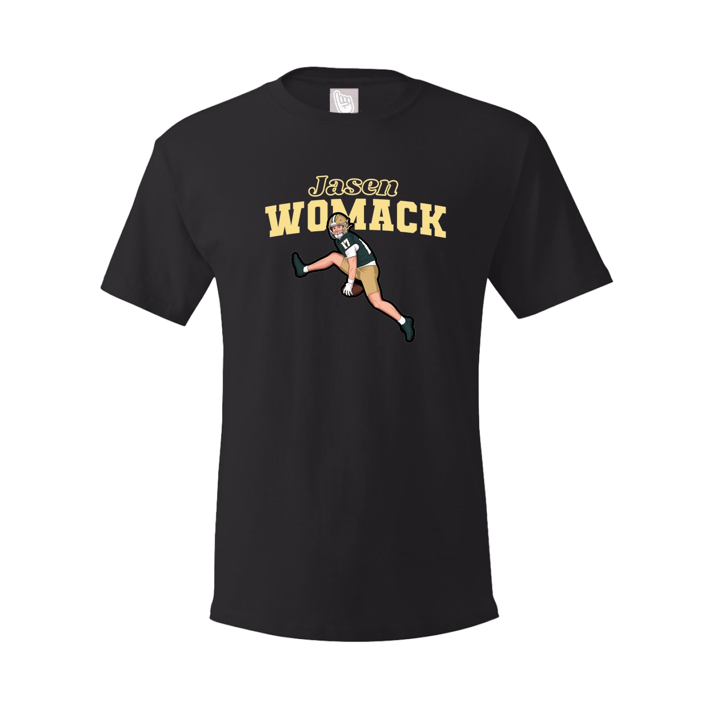 Youth Tee — Name Arch in Black