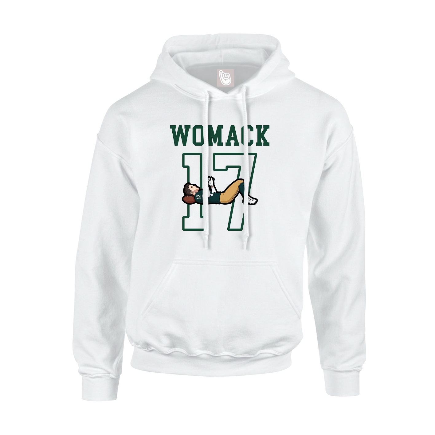 Hoodie — Shirsey in White