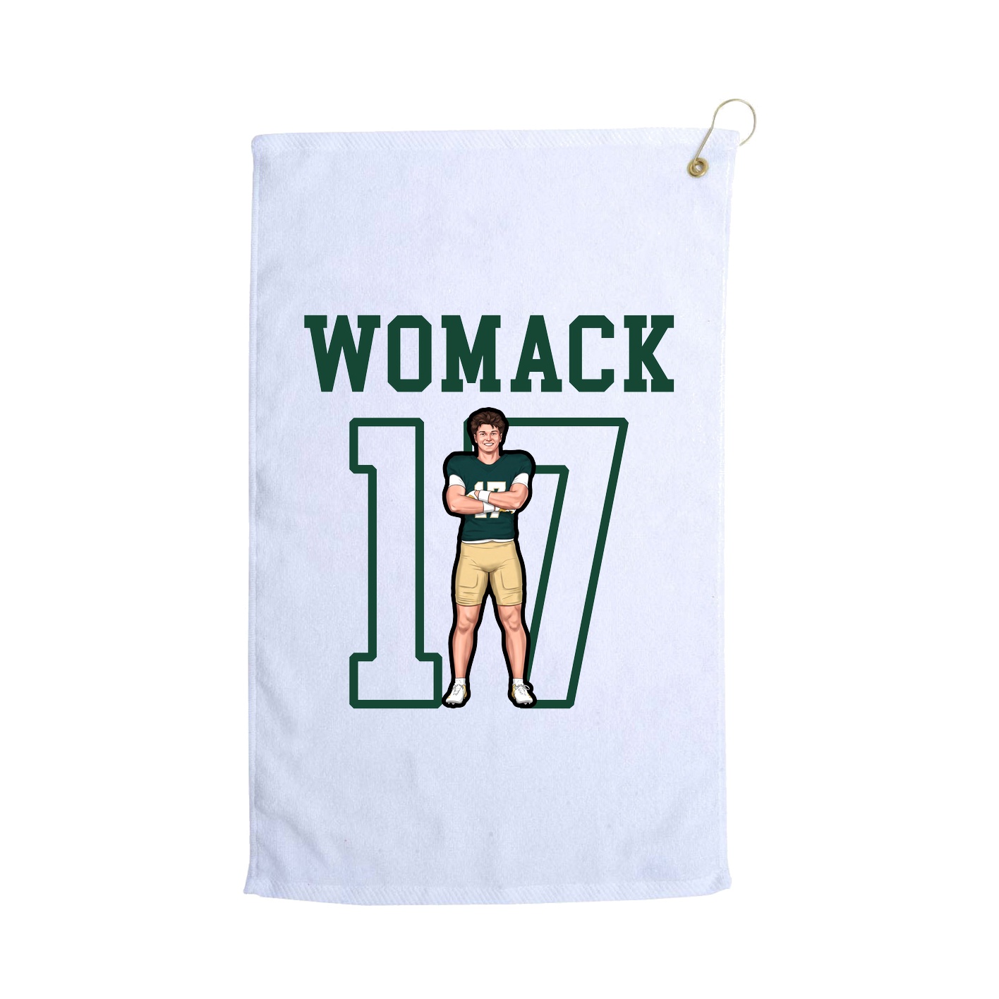 Golf Towel — Shirsey in White