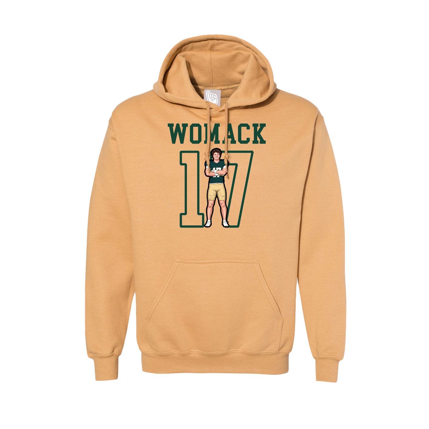 Hoodie — Shirsey in Vegas Gold