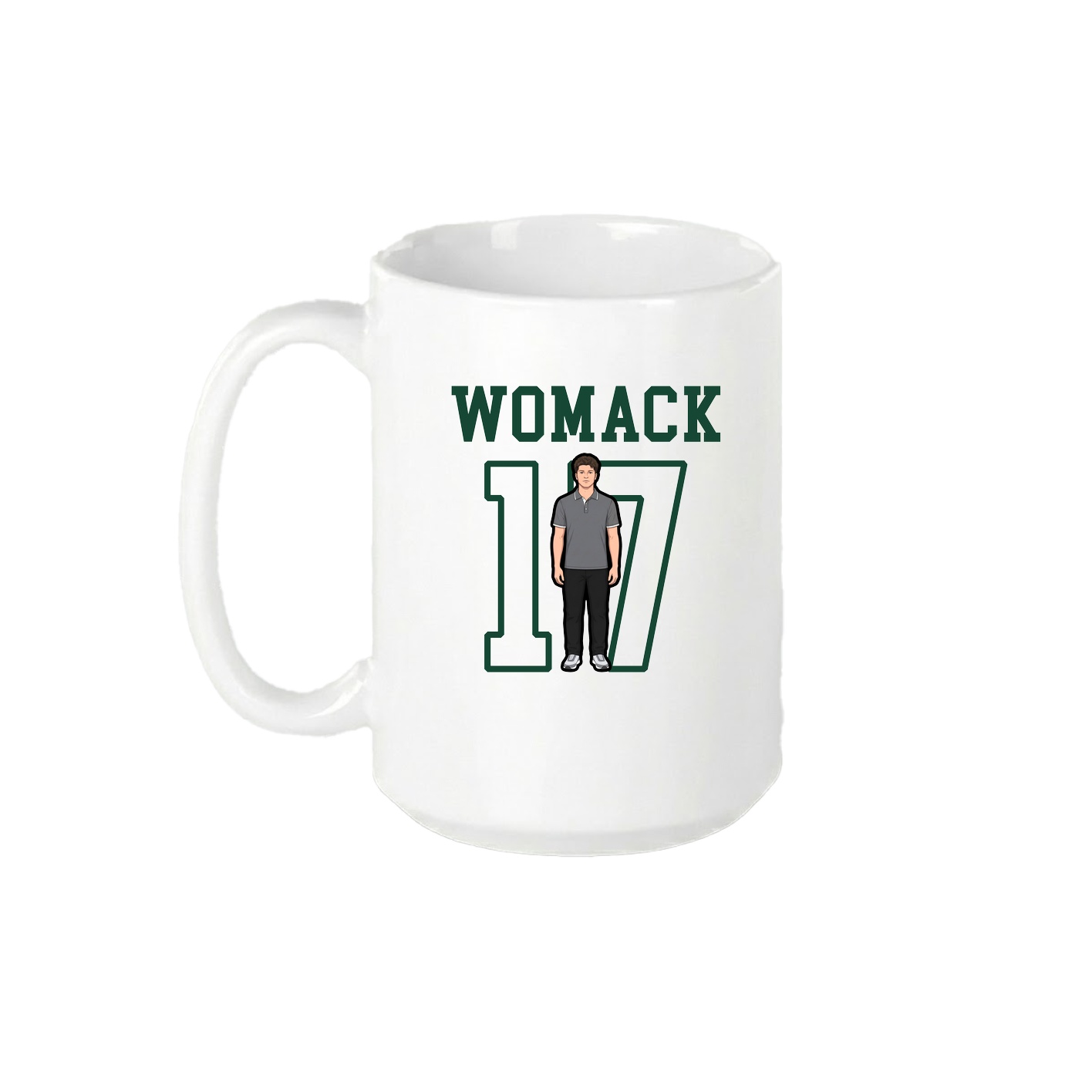 15oz Coffee Mug — Shirsey in White