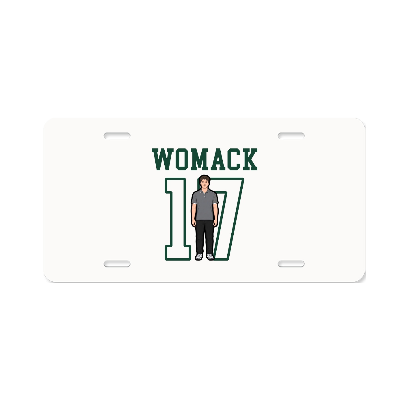 License Plate — Shirsey in Classic