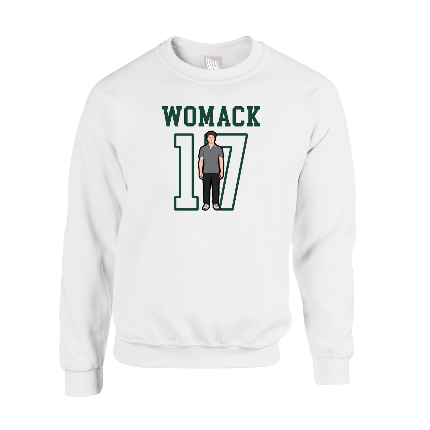Fleece Crew — Shirsey in White