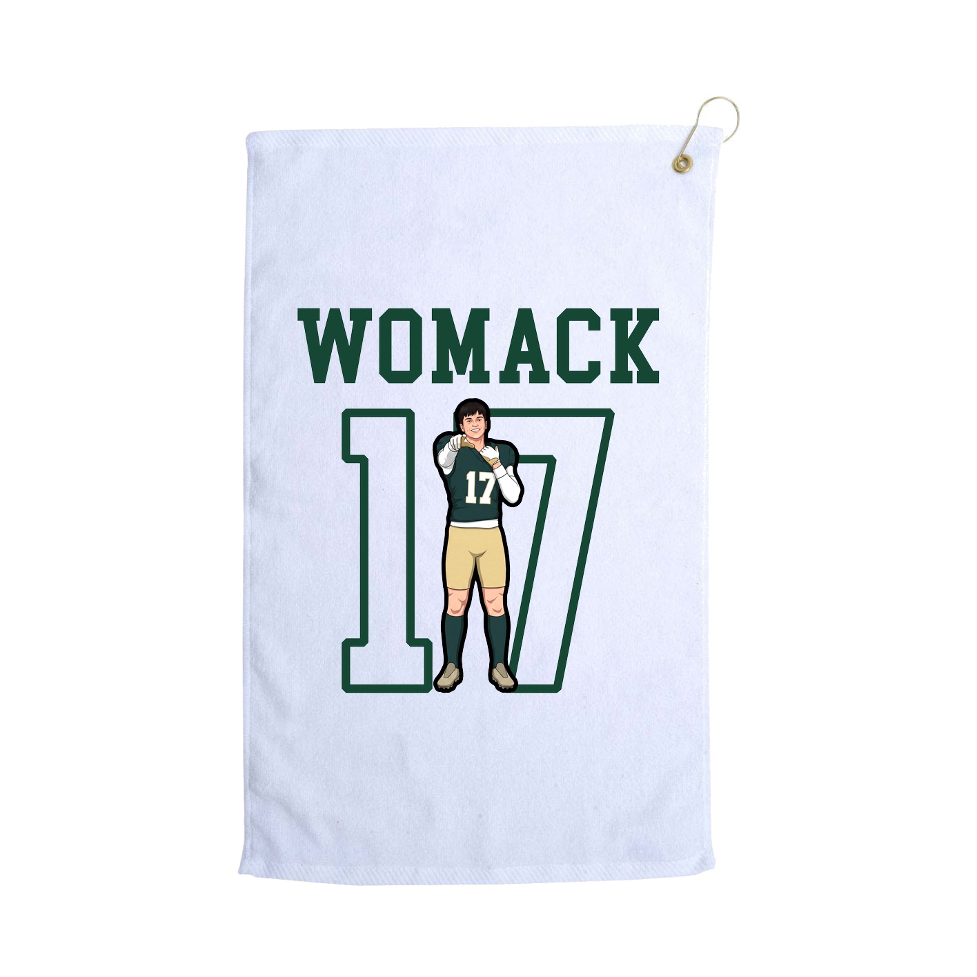 Golf Towel — Shirsey in White