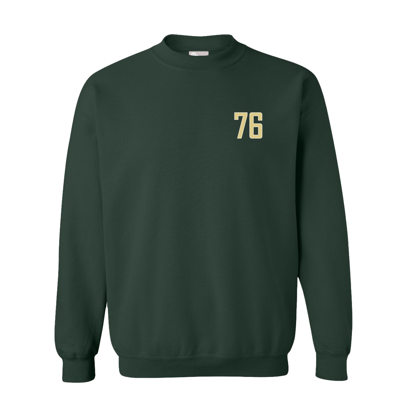 Fleece Crew — Front Shirsy in Green