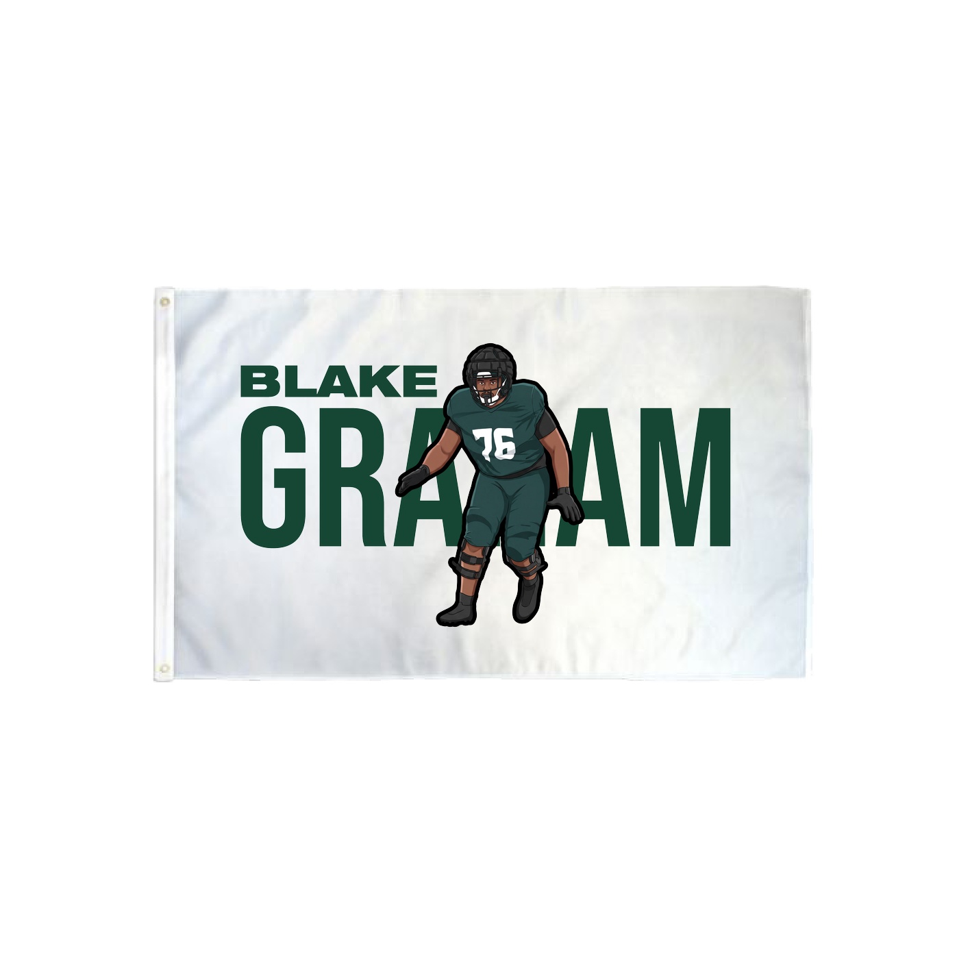 3x5 Flag — Player Name in Classic
