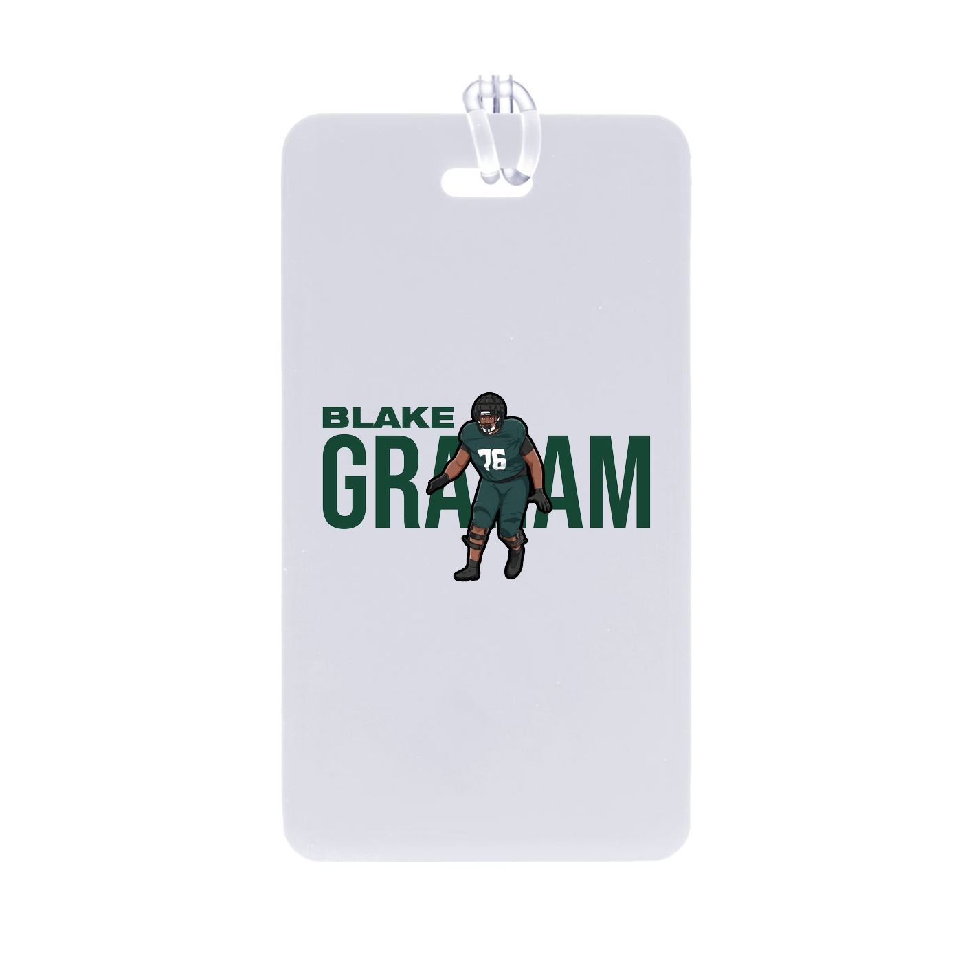 Bag Tag — Player Name in Classic