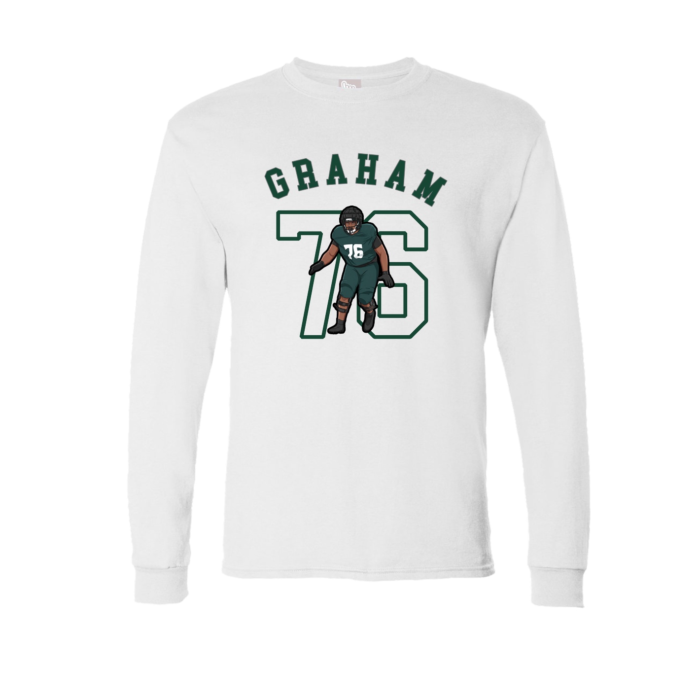 Long Sleeve Tee — Shirsey Arch in White