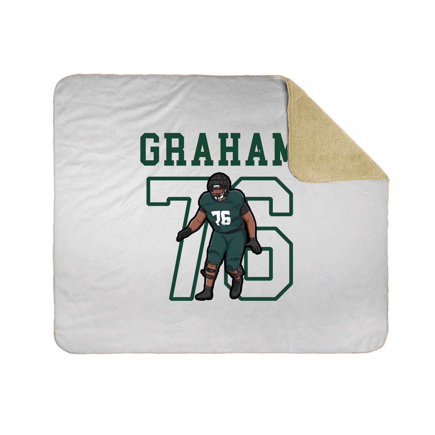 Throw Blanket — Shirsey in White
