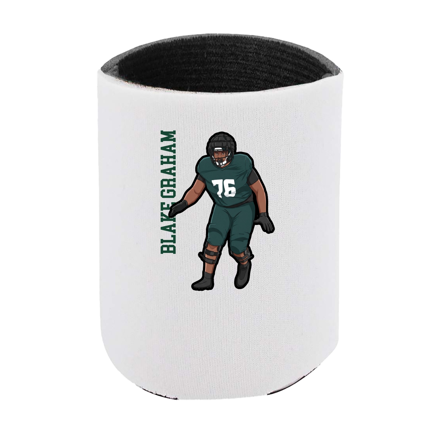 Can Holder — Name Vertical in White