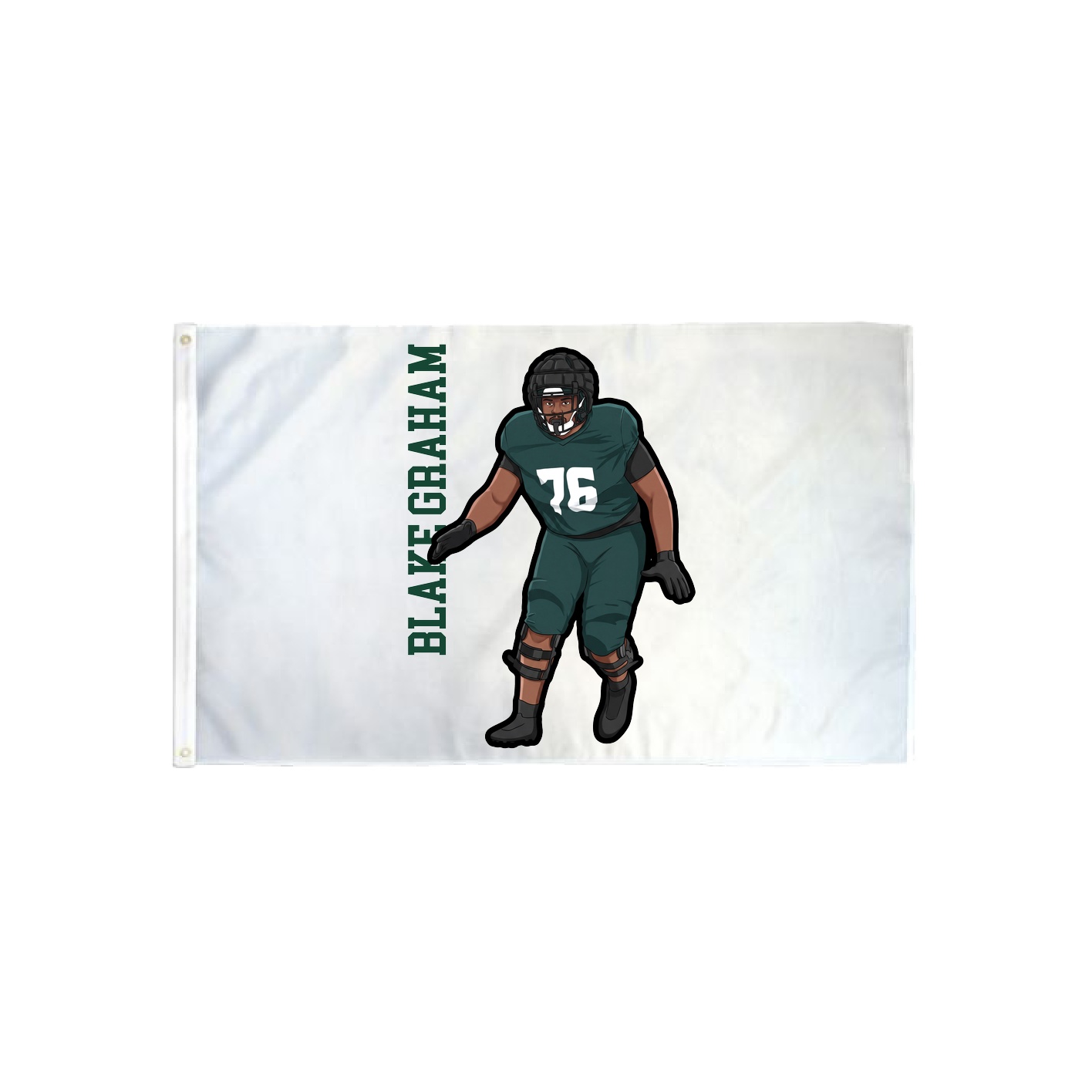 3x5 Flag — Name Vertical in Classic