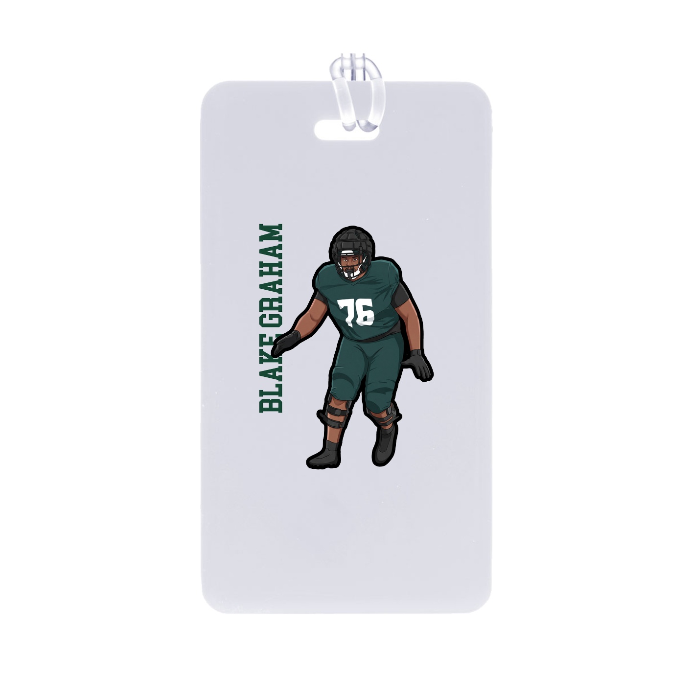 Bag Tag — Name Vertical in Classic