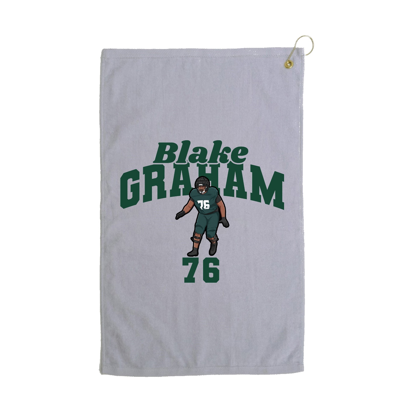 Golf Towel — Signature Arch in Grey