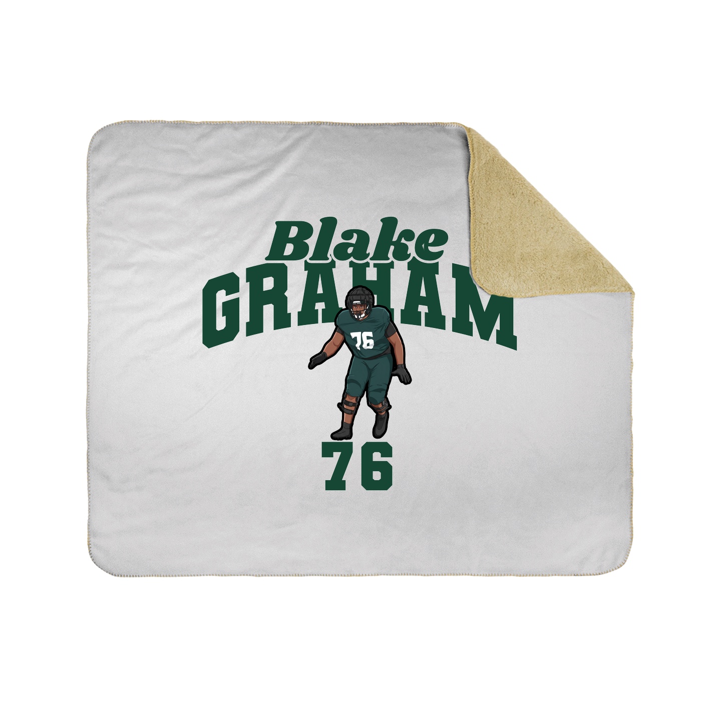 Throw Blanket — Signature Arch in White