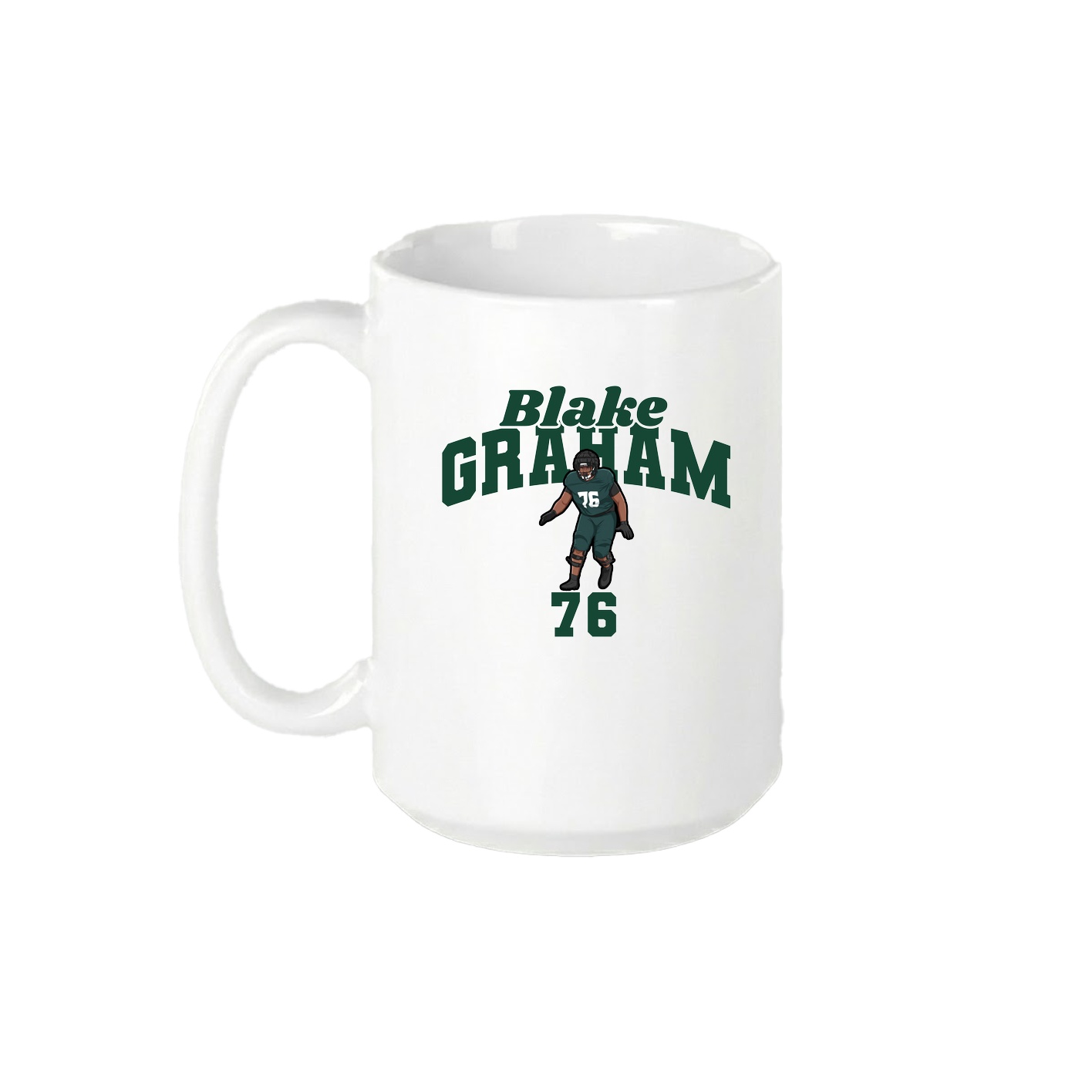 15oz Coffee Mug — Signature Arch in White