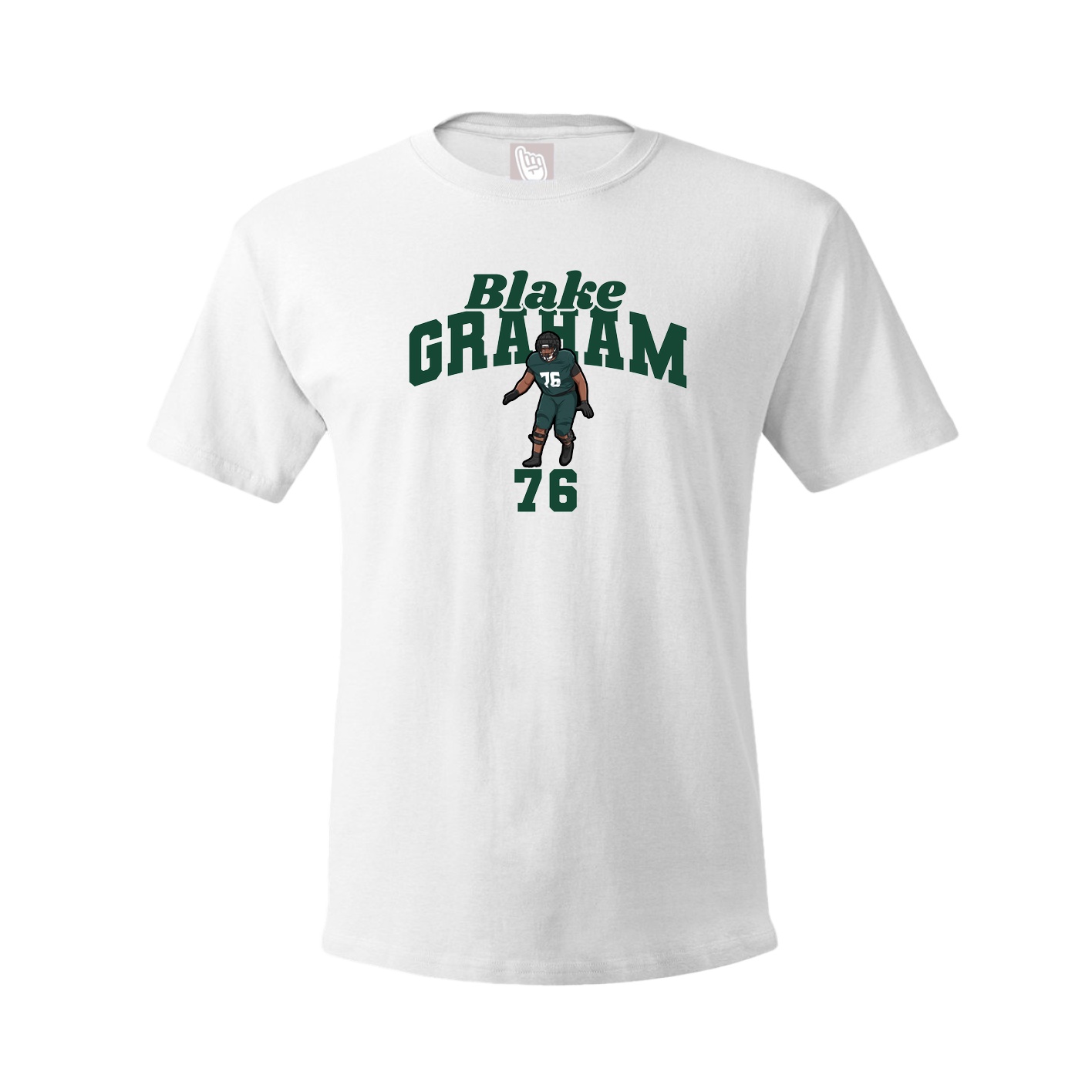 Youth Tee — Signature Arch in White