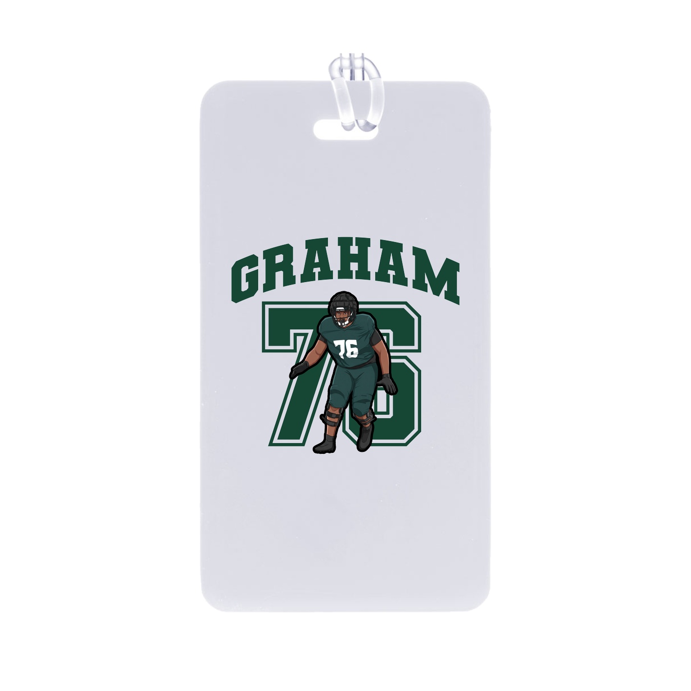 Bag Tag — Number in Classic