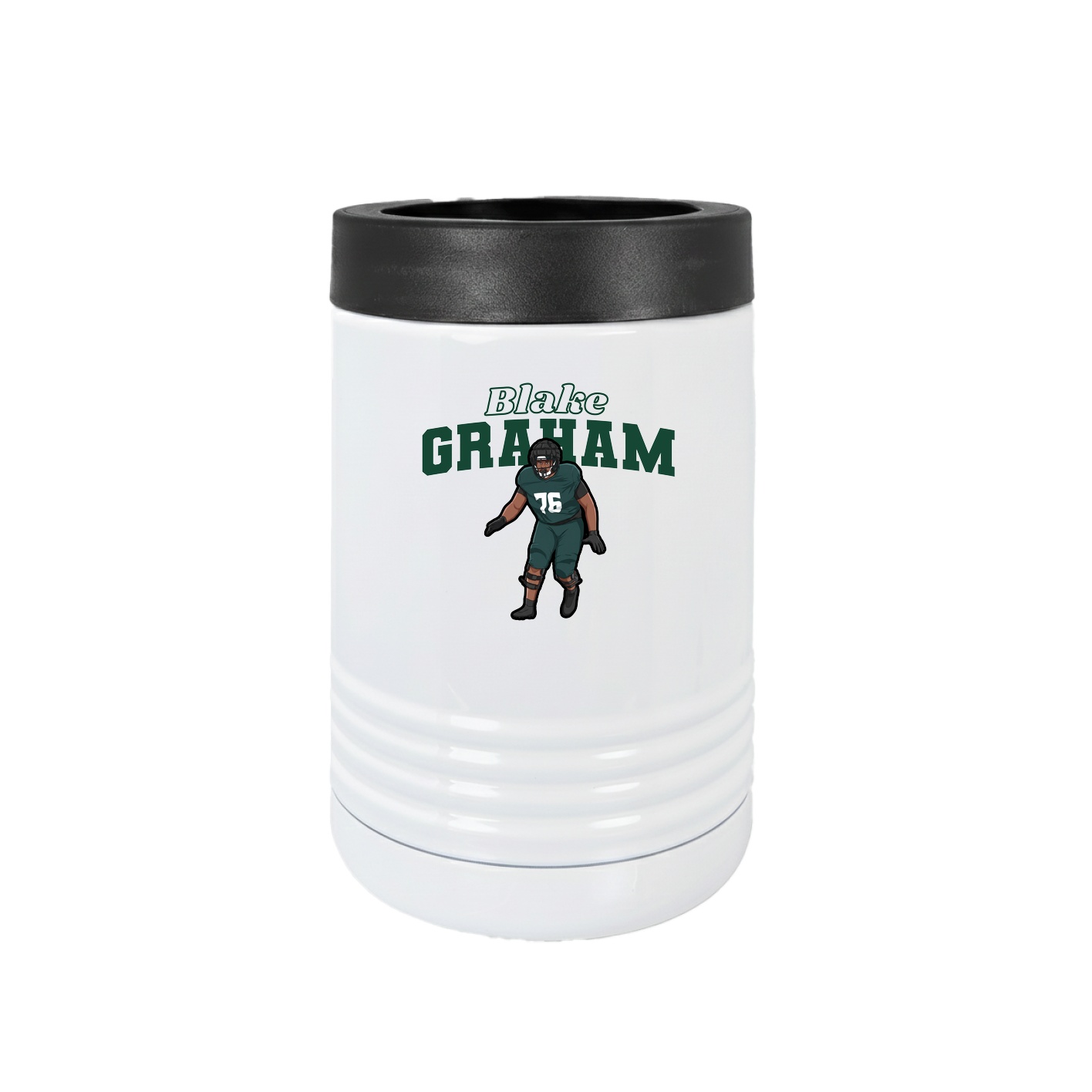 Beverage Holder — Name Arch in White