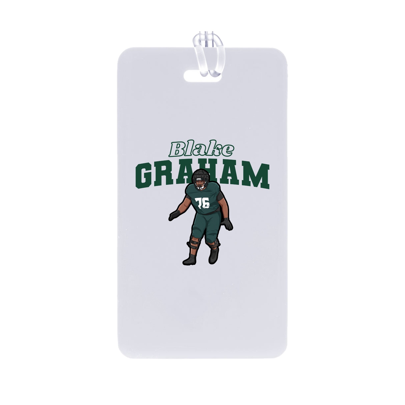 Bag Tag — Name Arch in Classic