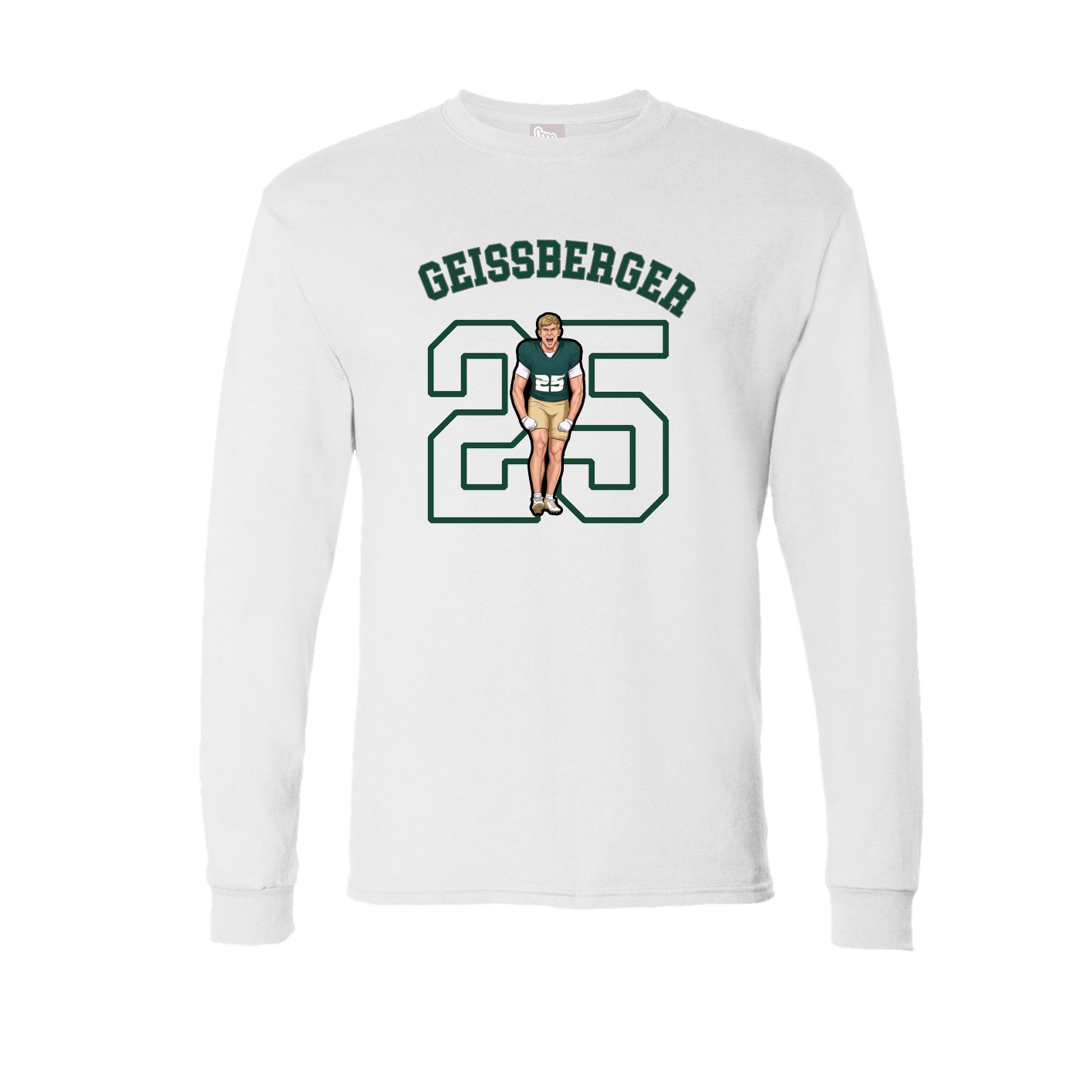 Long Sleeve Tee — Shirsey Arch in White