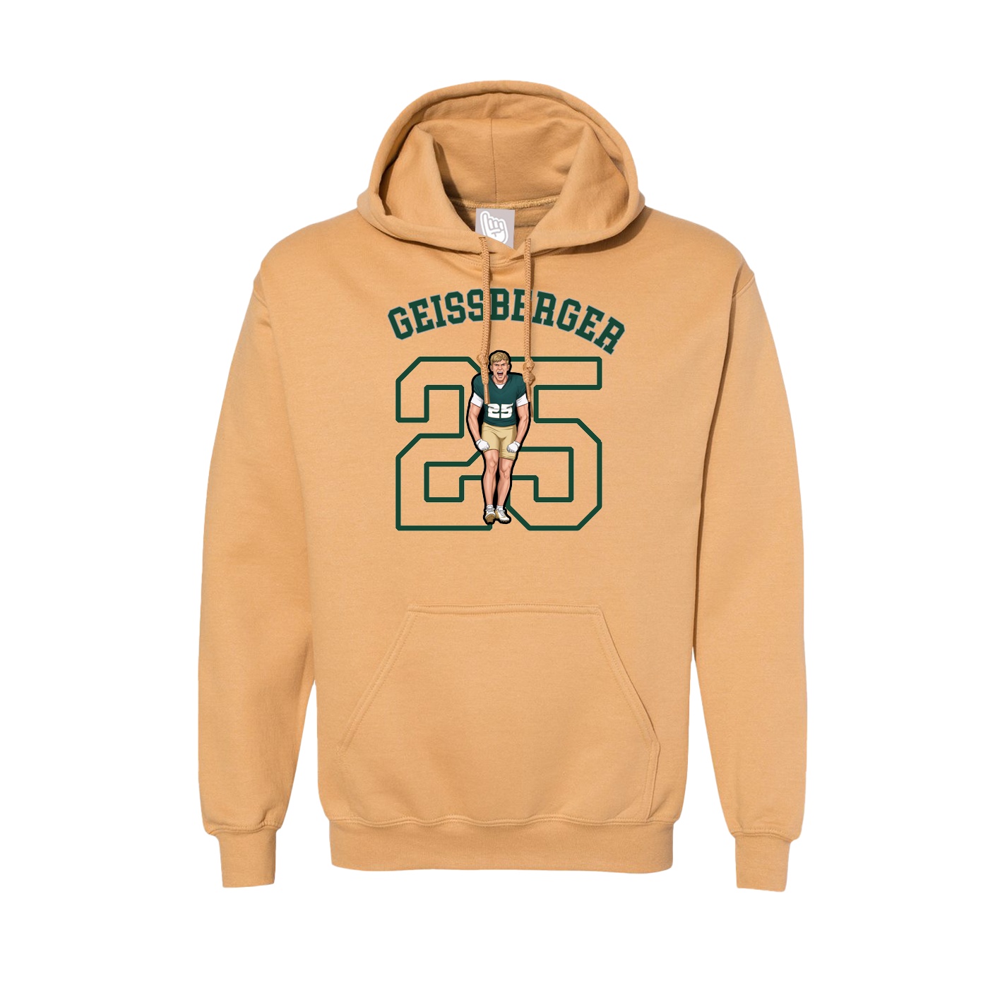 Hoodie — Shirsey Arch in Vegas Gold