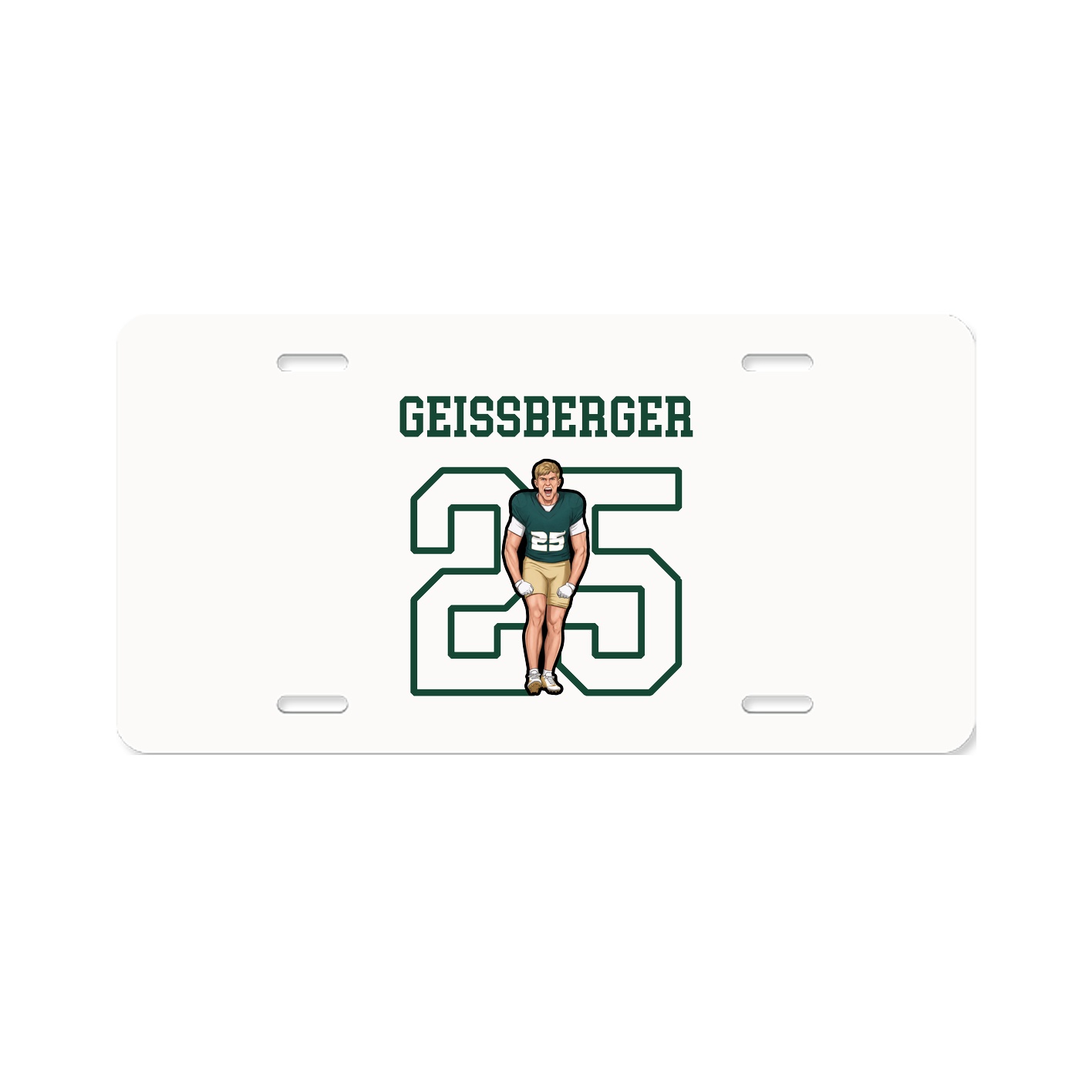 License Plate — Shirsey in Classic