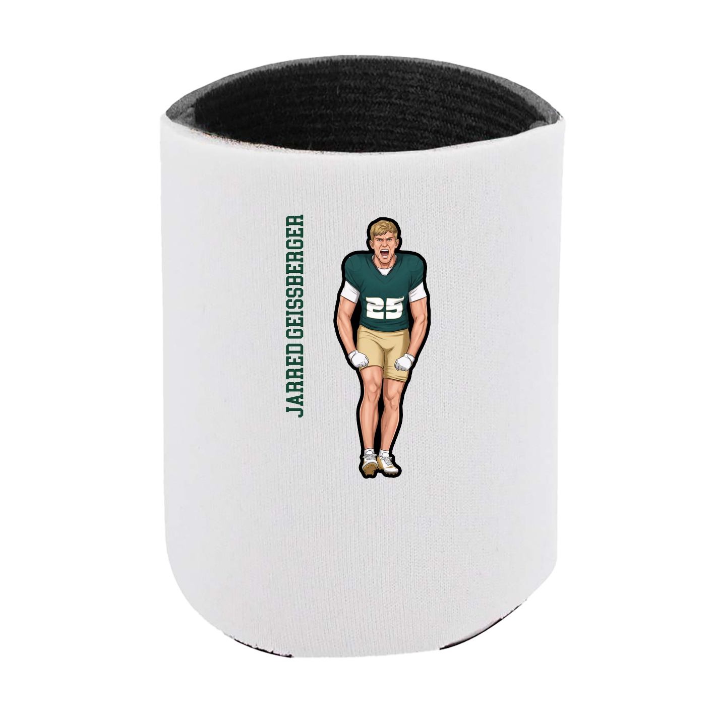 Can Holder — Name Vertical in White