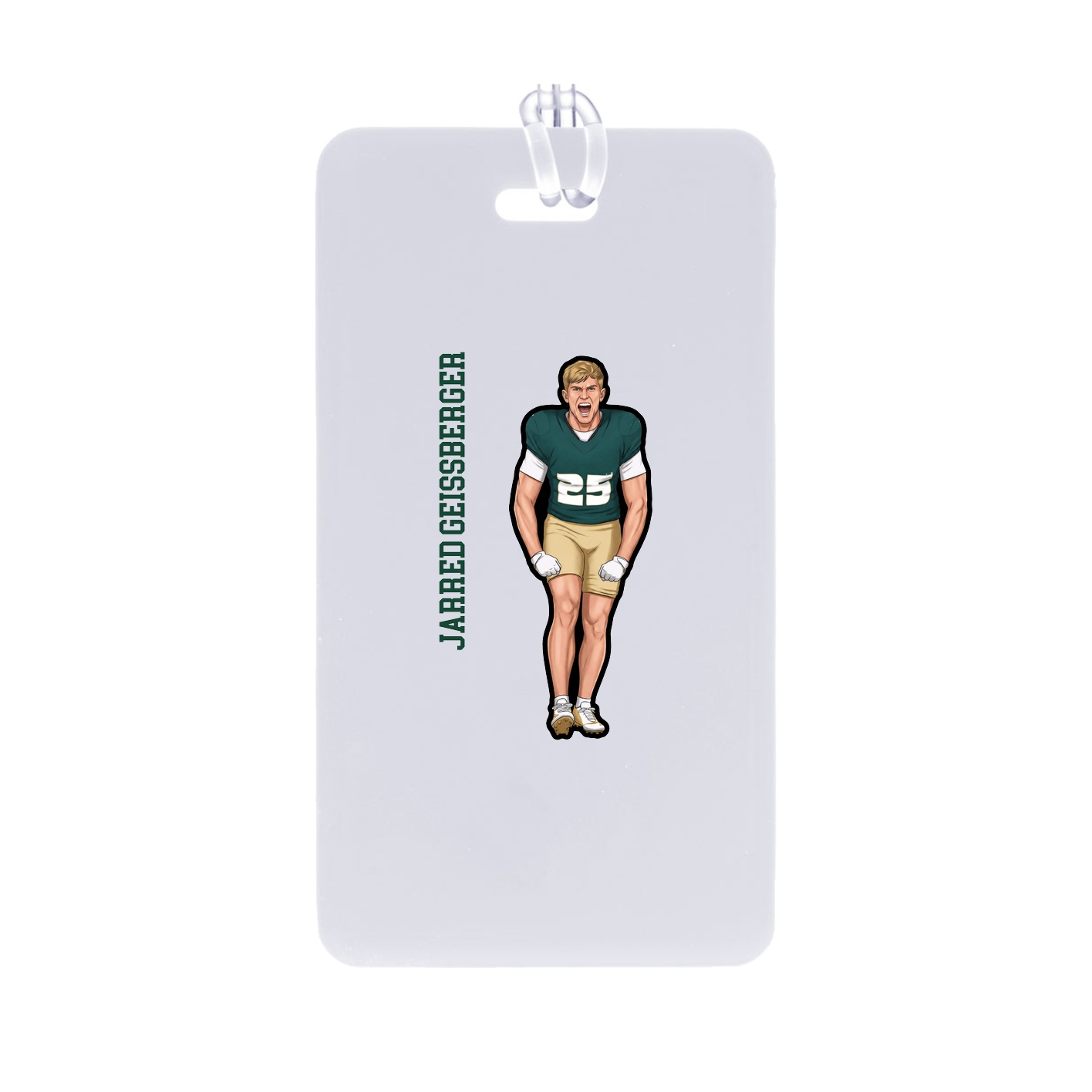Bag Tag — Name Vertical in Classic