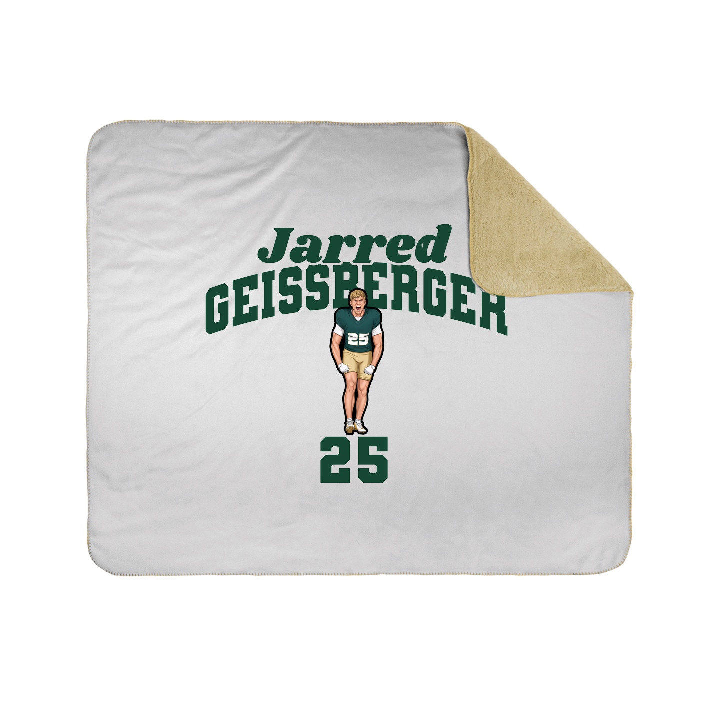 Throw Blanket — Signature Arch in White
