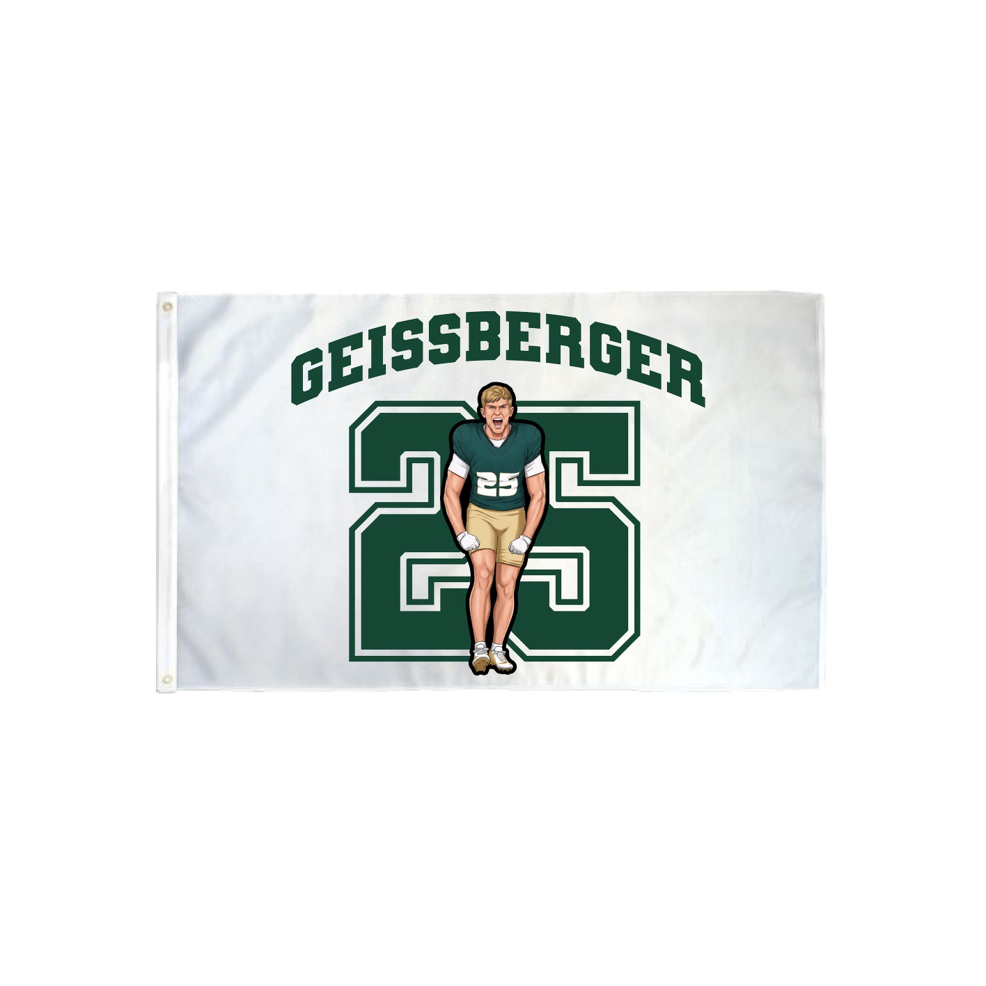 3x5 Flag — Number in Classic