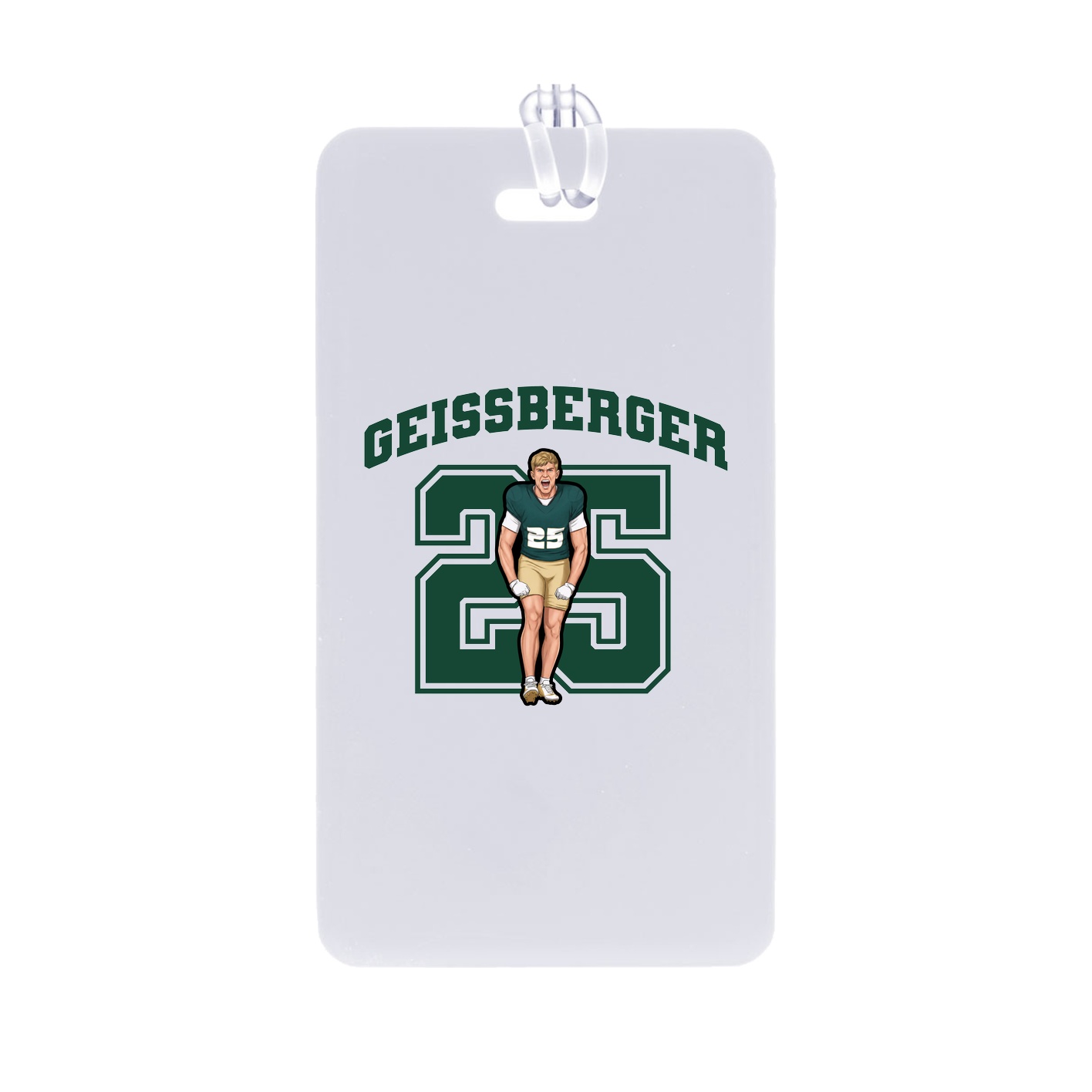 Bag Tag — Number in Classic