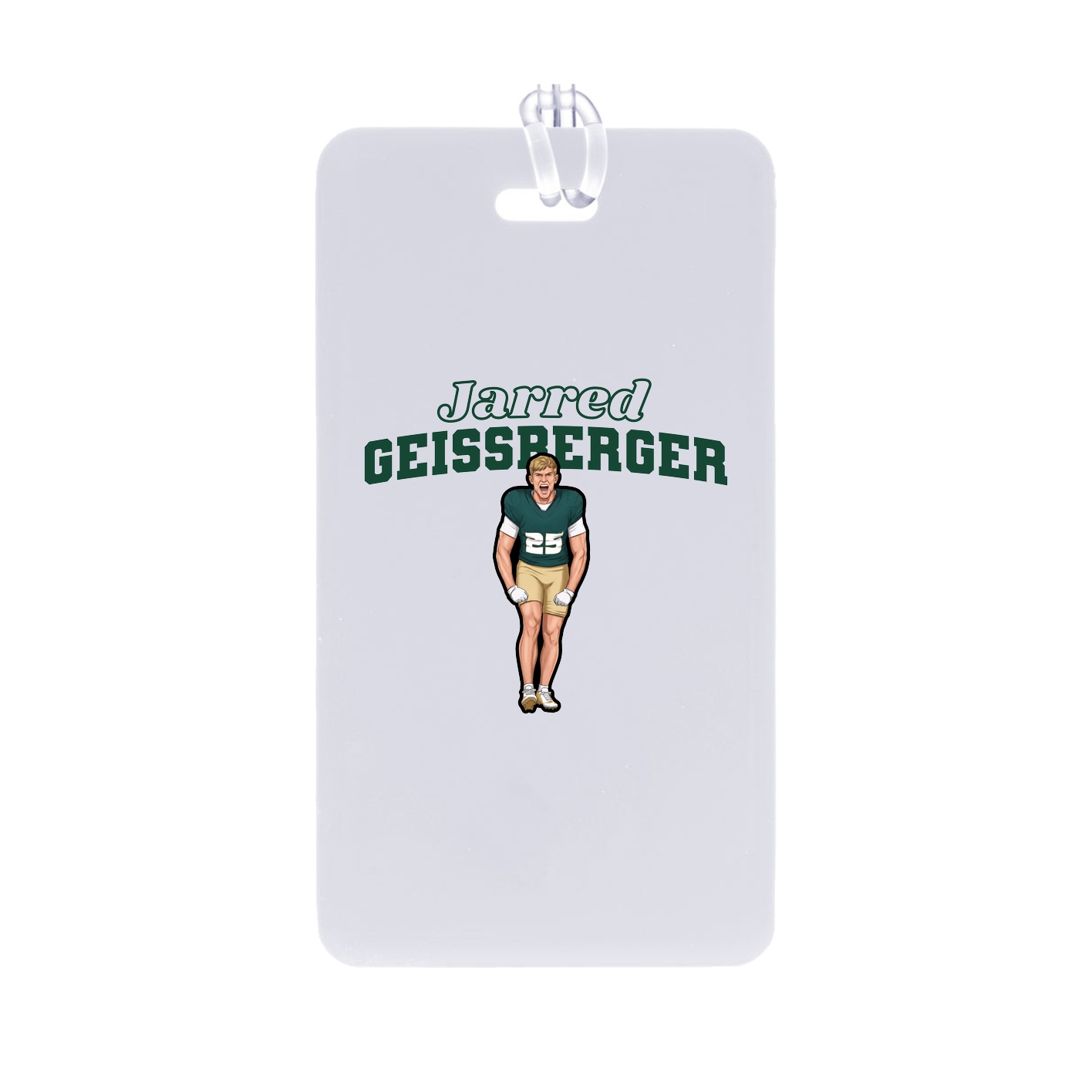 Bag Tag — Name Arch in Classic