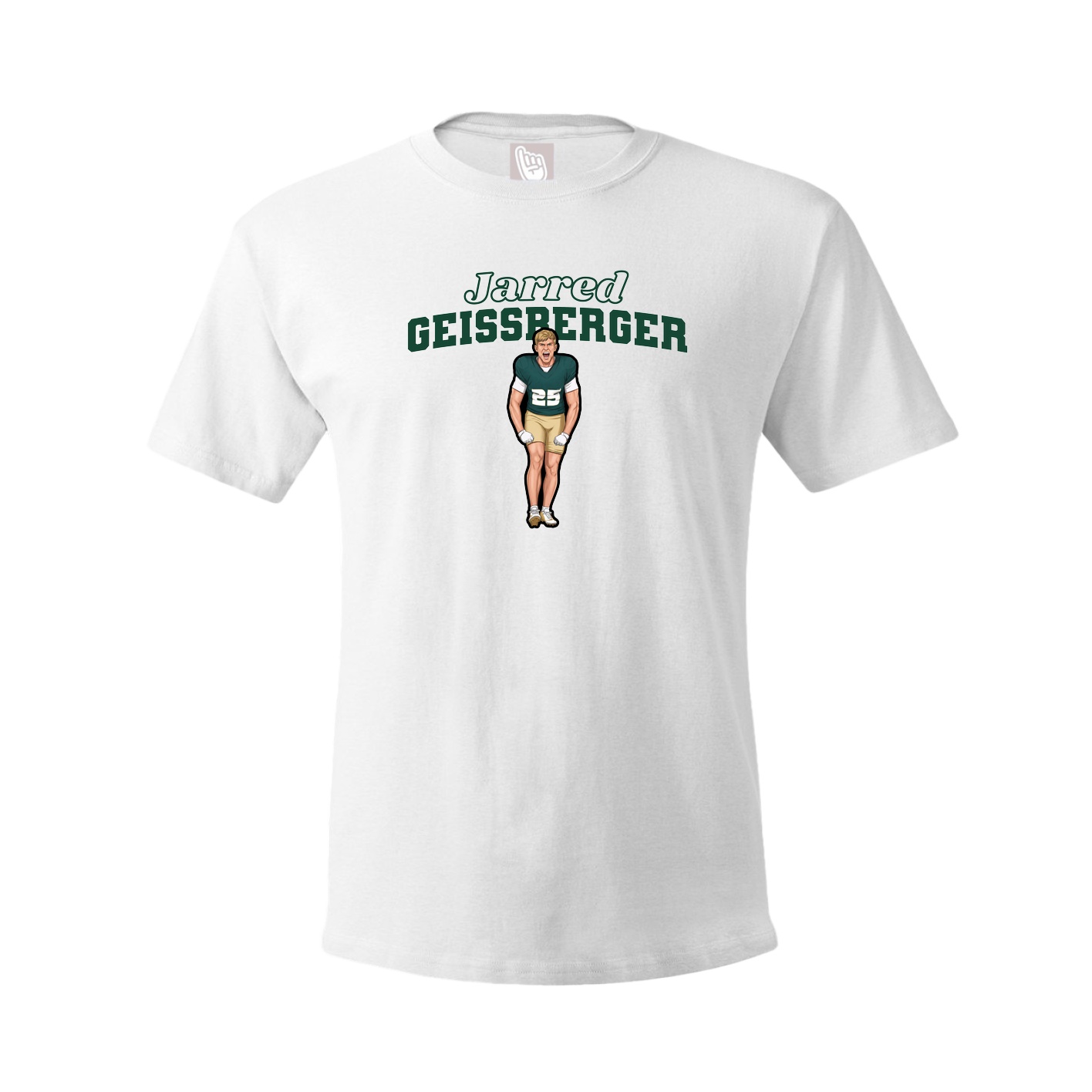 Tee — Name Arch in White