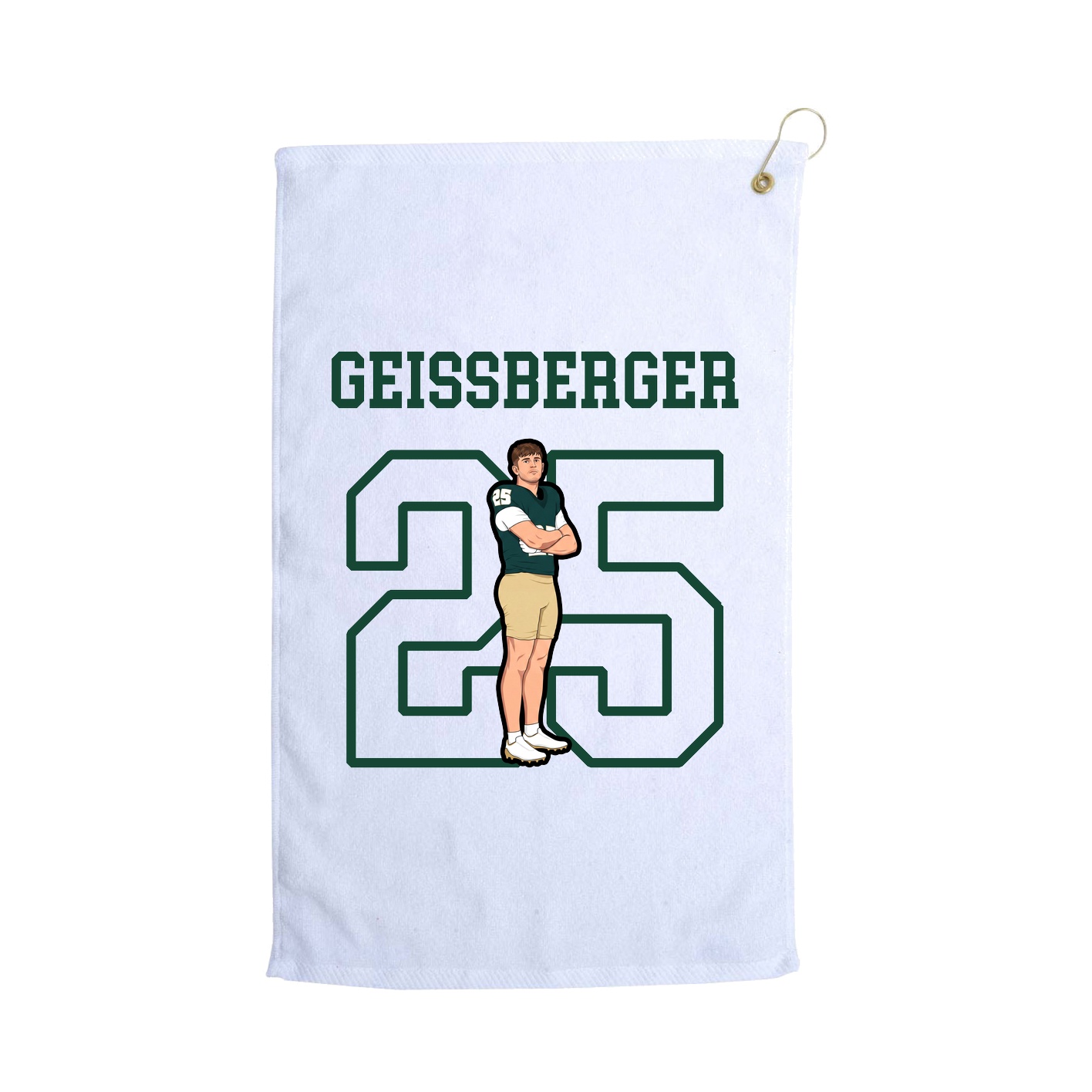 Golf Towel — Shirsey in White